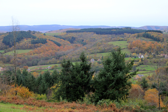 Anost, paysage