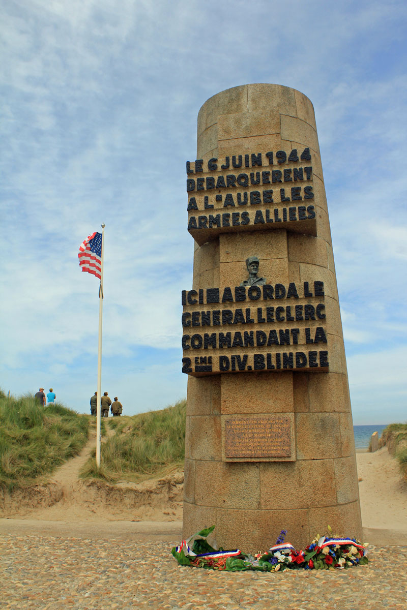 Monument Leclerc, dunes de Varreville