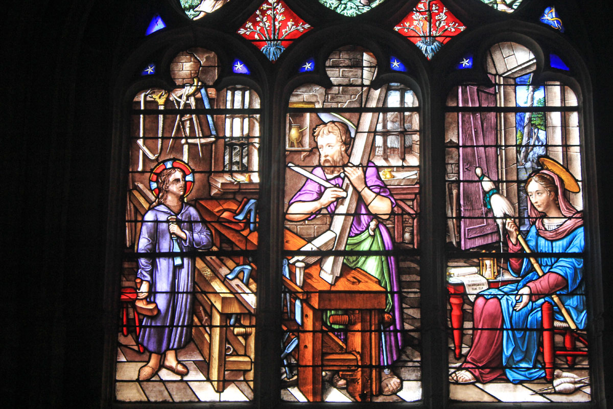 Chaumont, basilique St-Jean-Baptiste, vitraux
