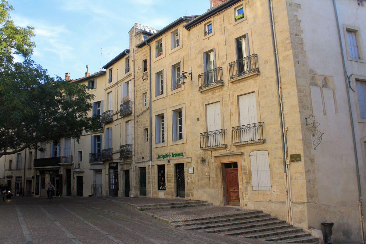 Montpellier, place, église St-Roch