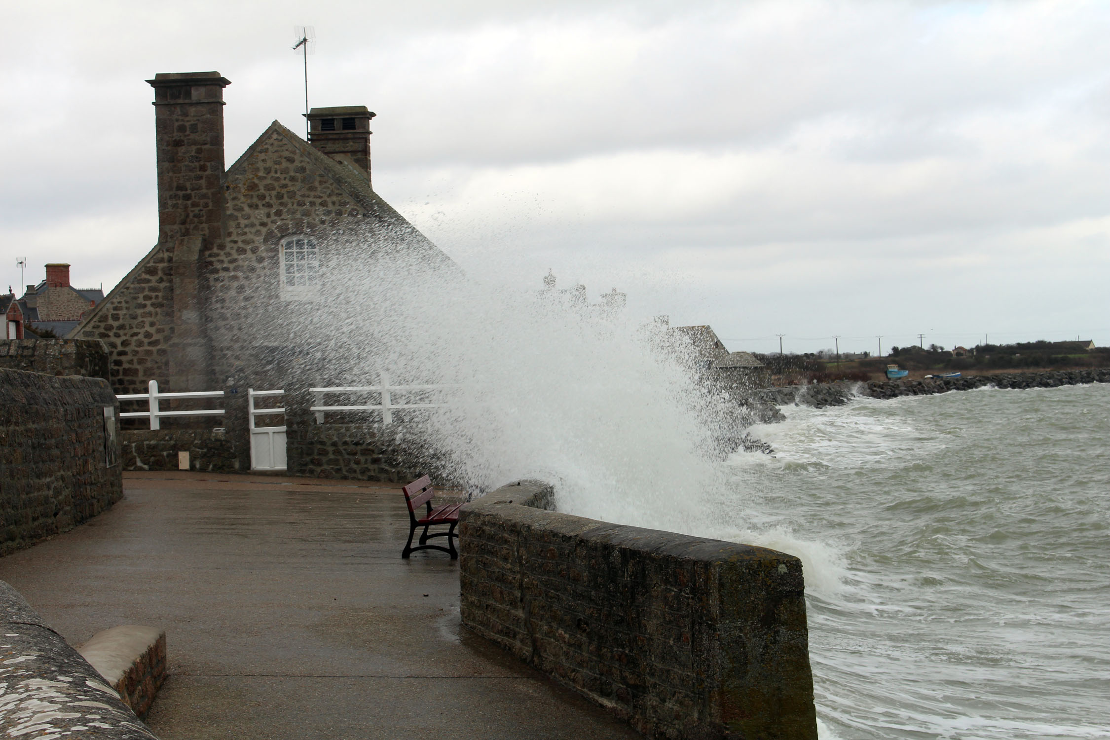 Barfleur, grande marée