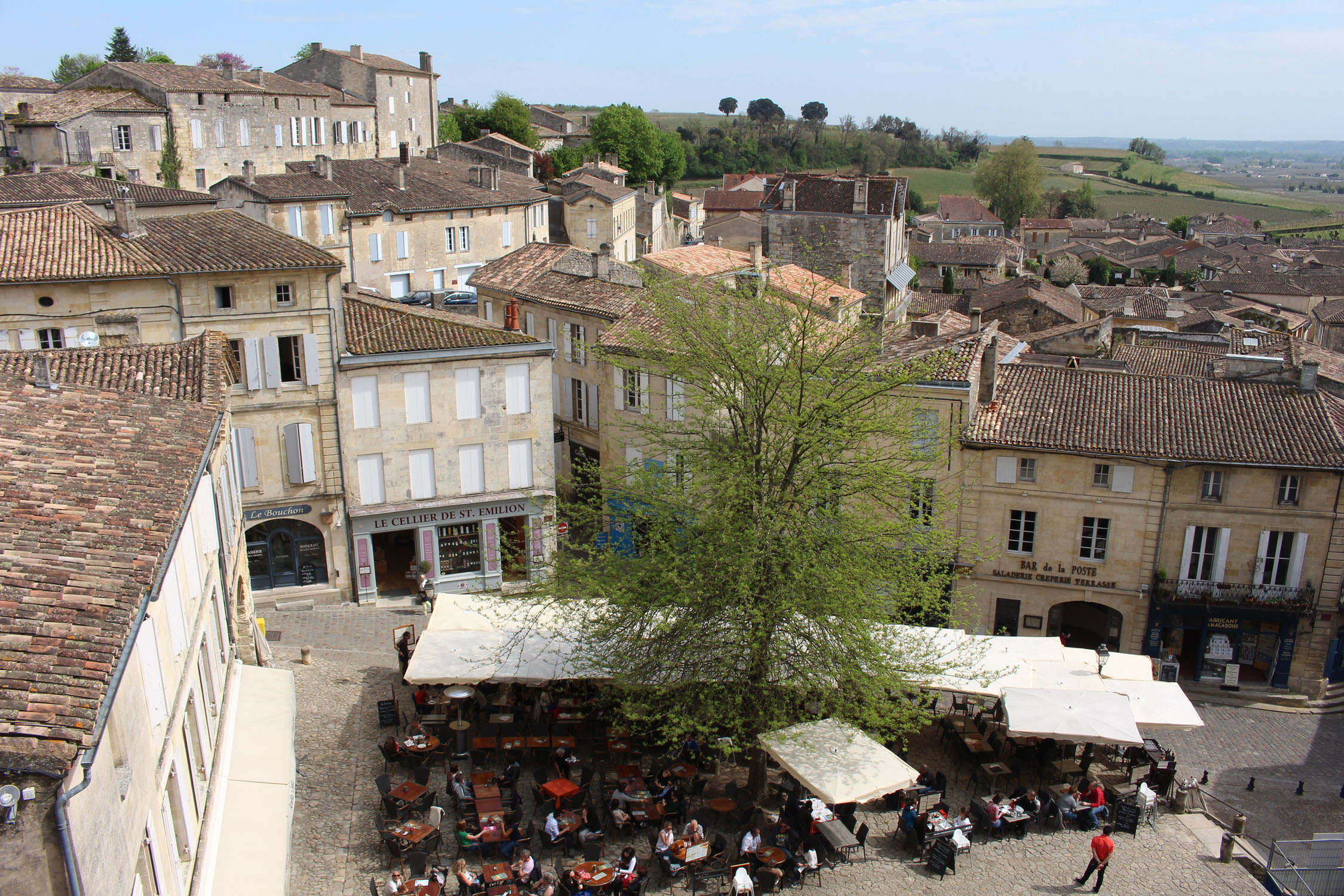 Saint-Emilion, place du marché