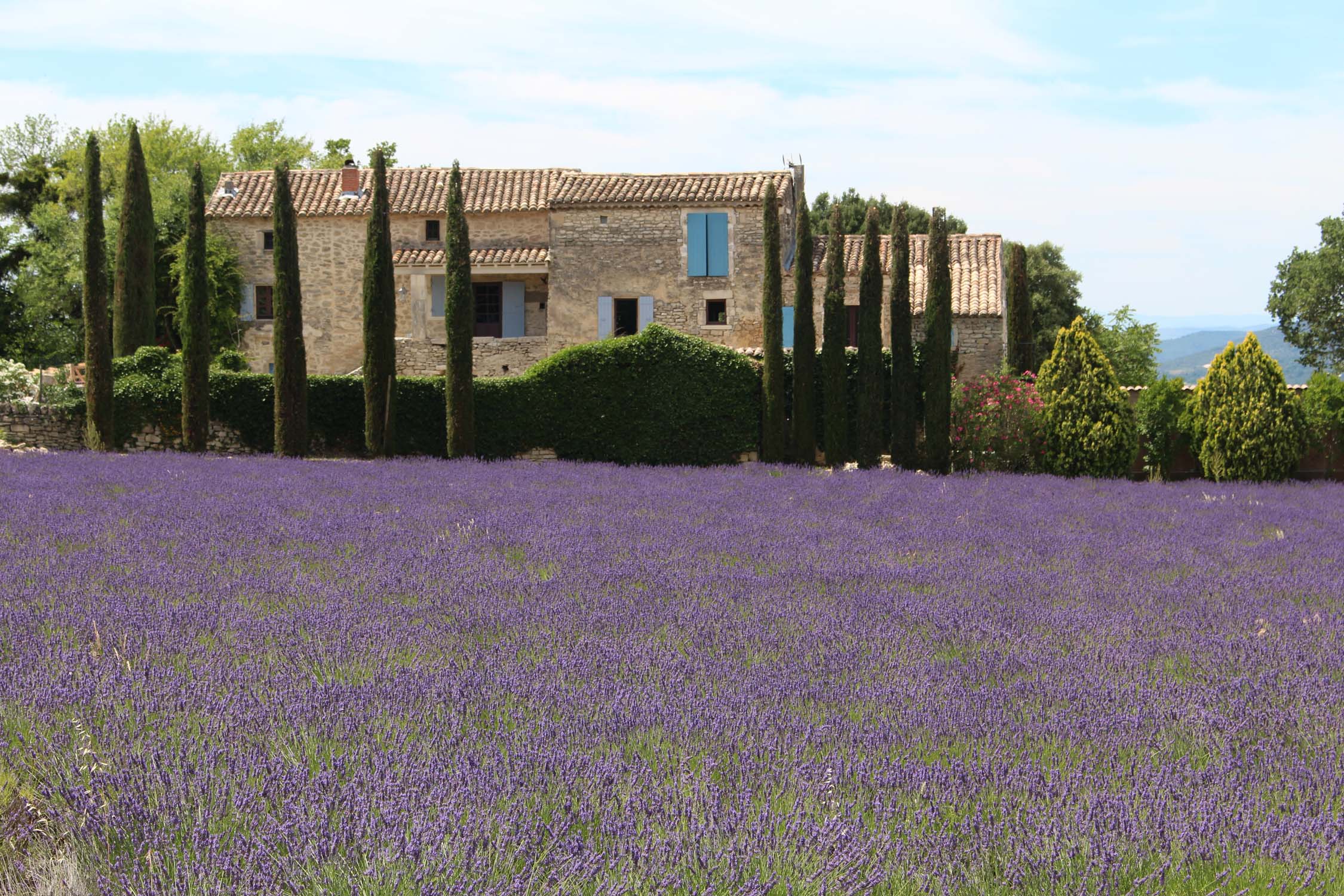 Lavande, Drôme, maison