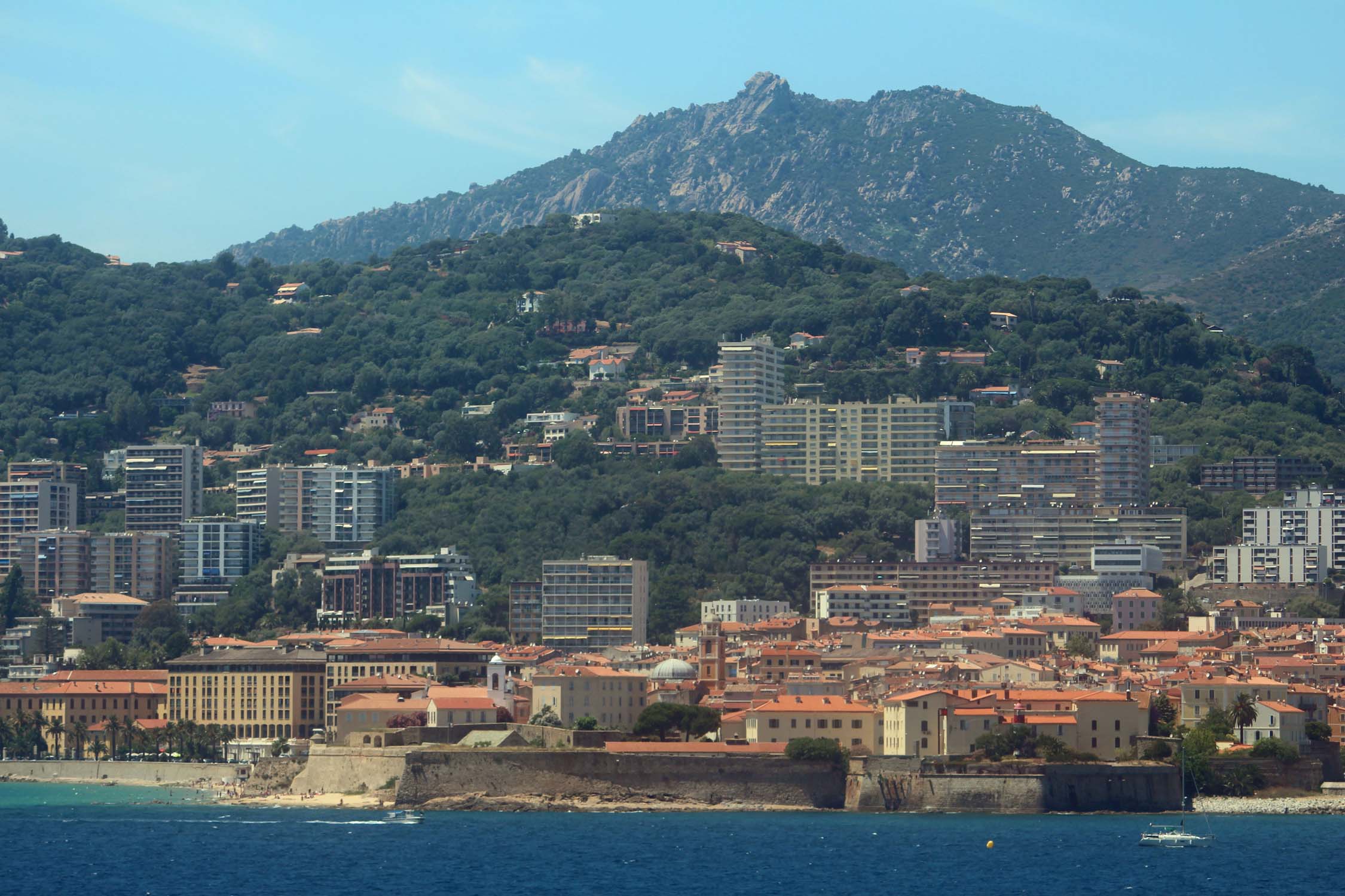 Ajaccio, vue du ferry