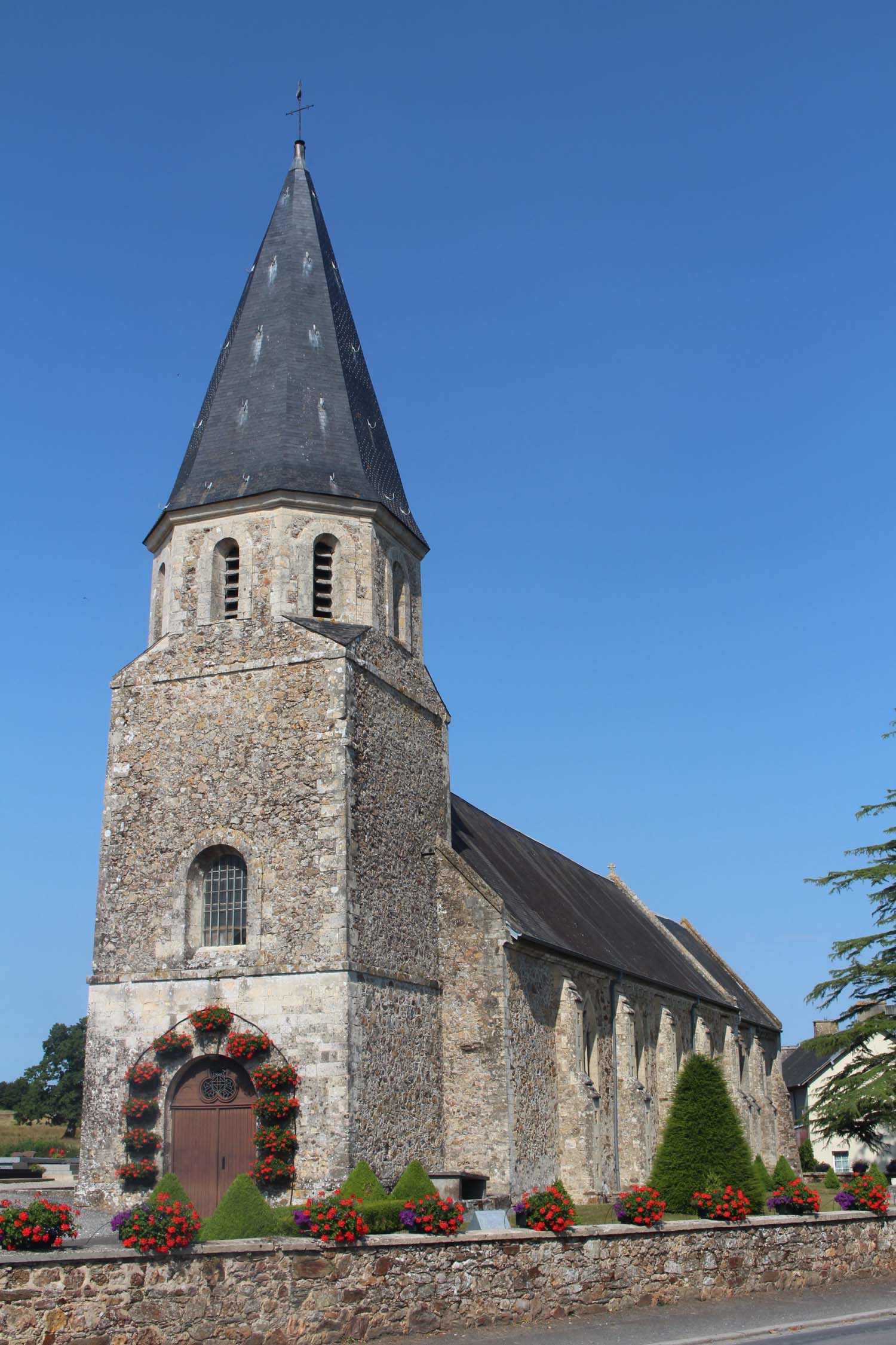 Le Dézert, église, Normandie