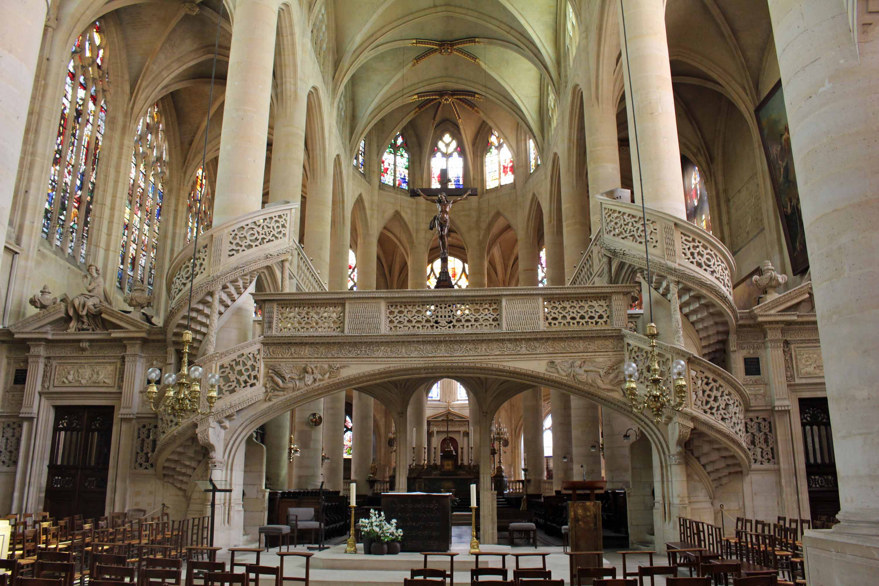 Paris, Saint-Etienne-du-Mont, jubé