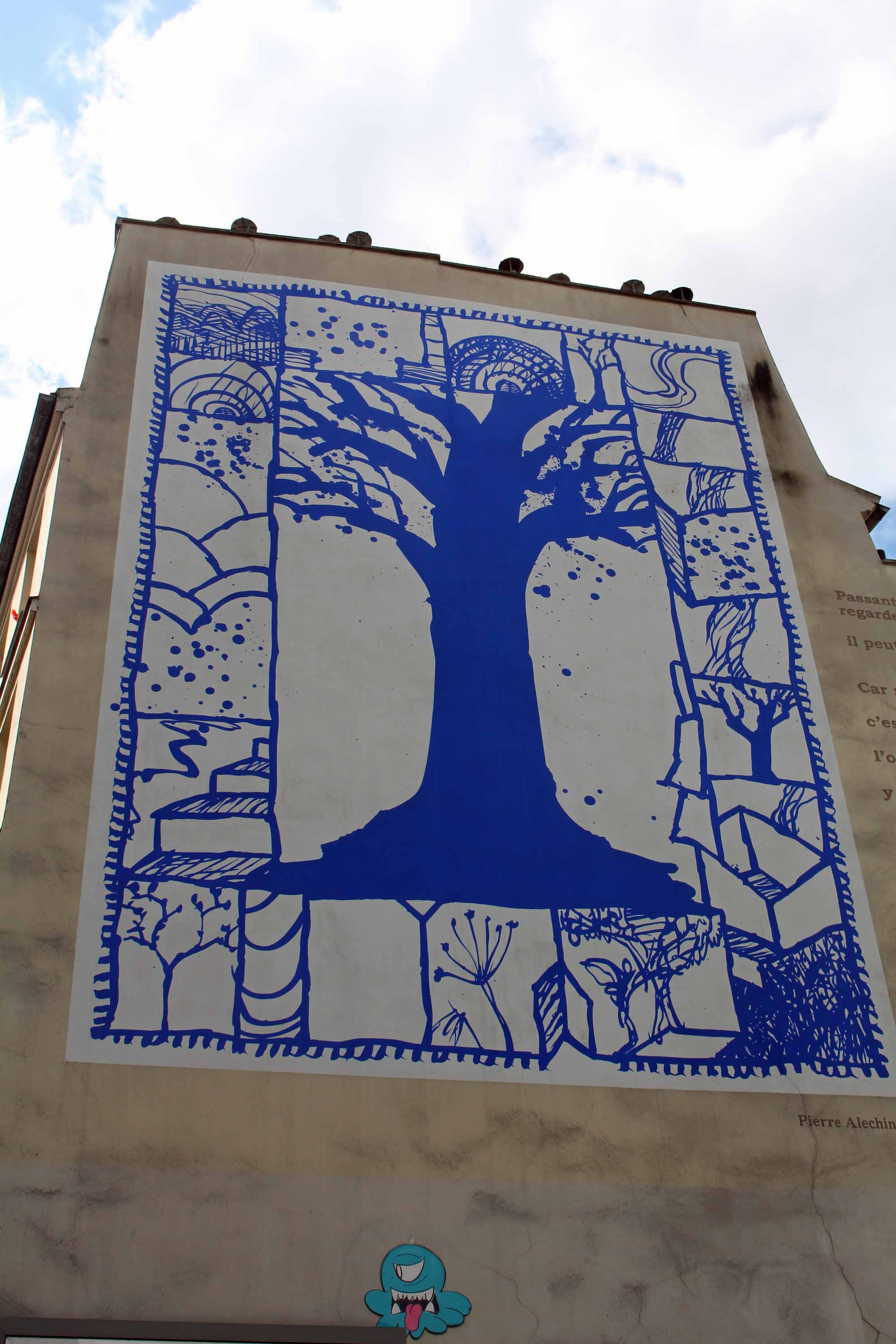 Paris, Alechinsky, Arbre Bleu