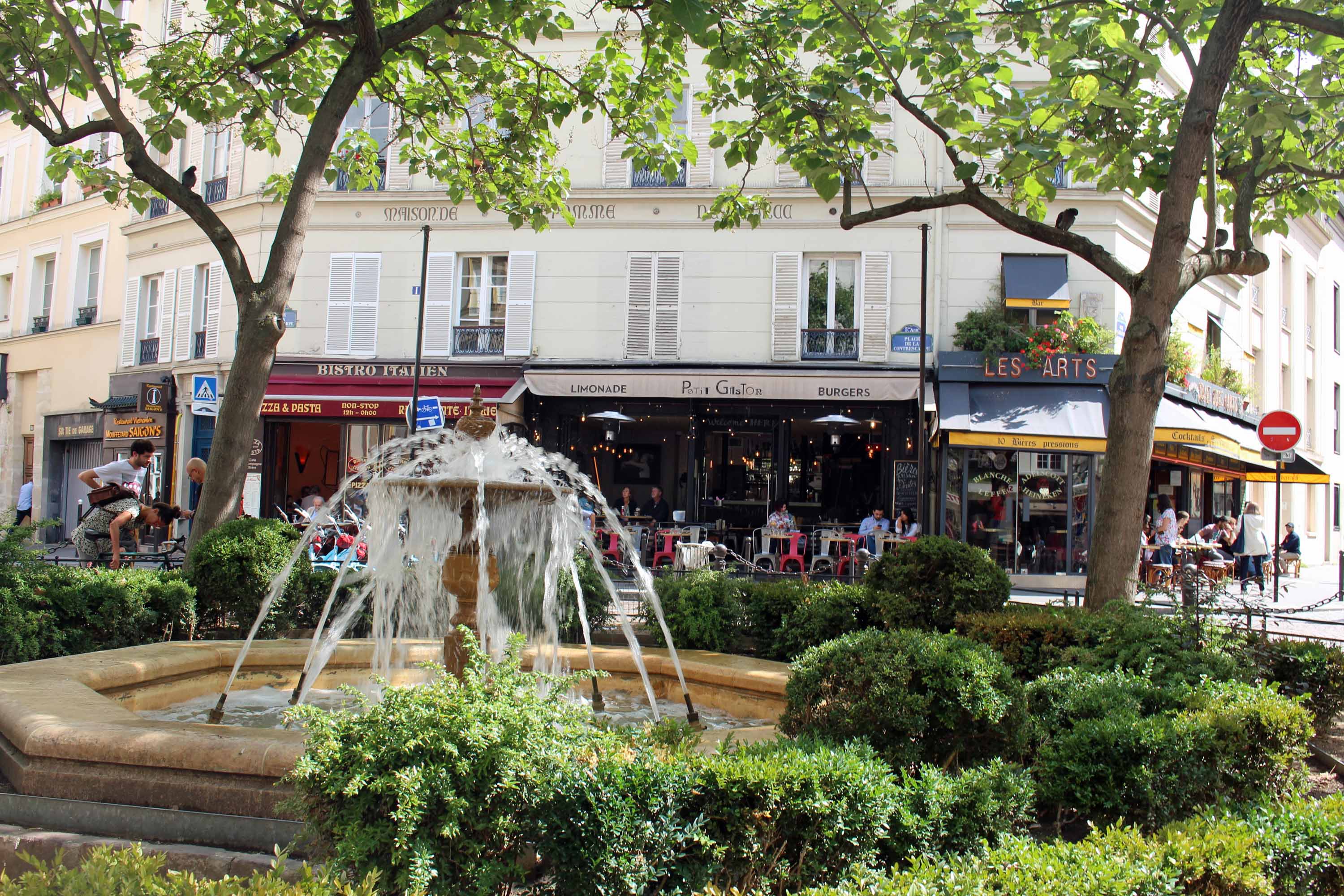 Paris, place de la Contrescarpe