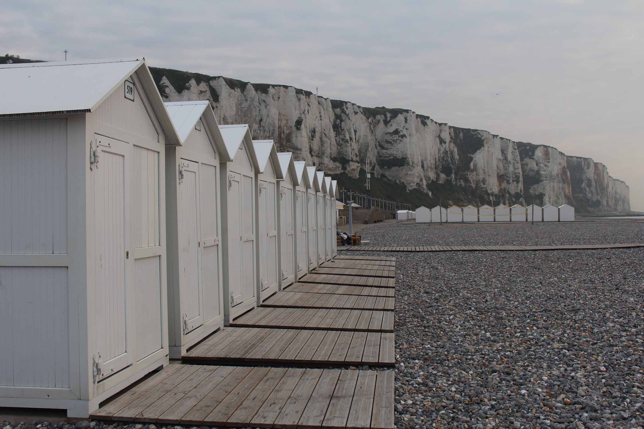 Le Tréport, cabine de plage