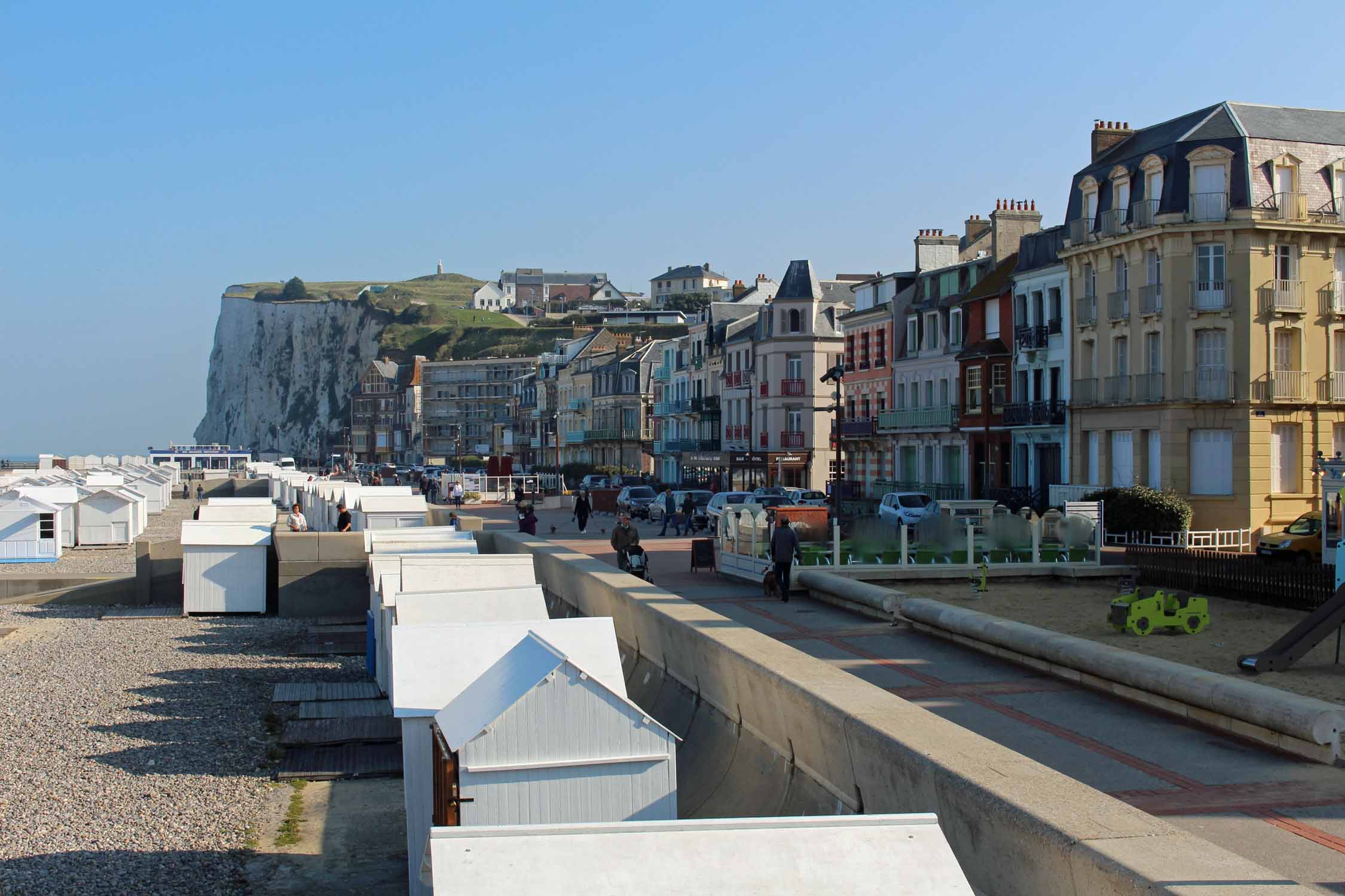 Mers-les-Bains, façade maritime