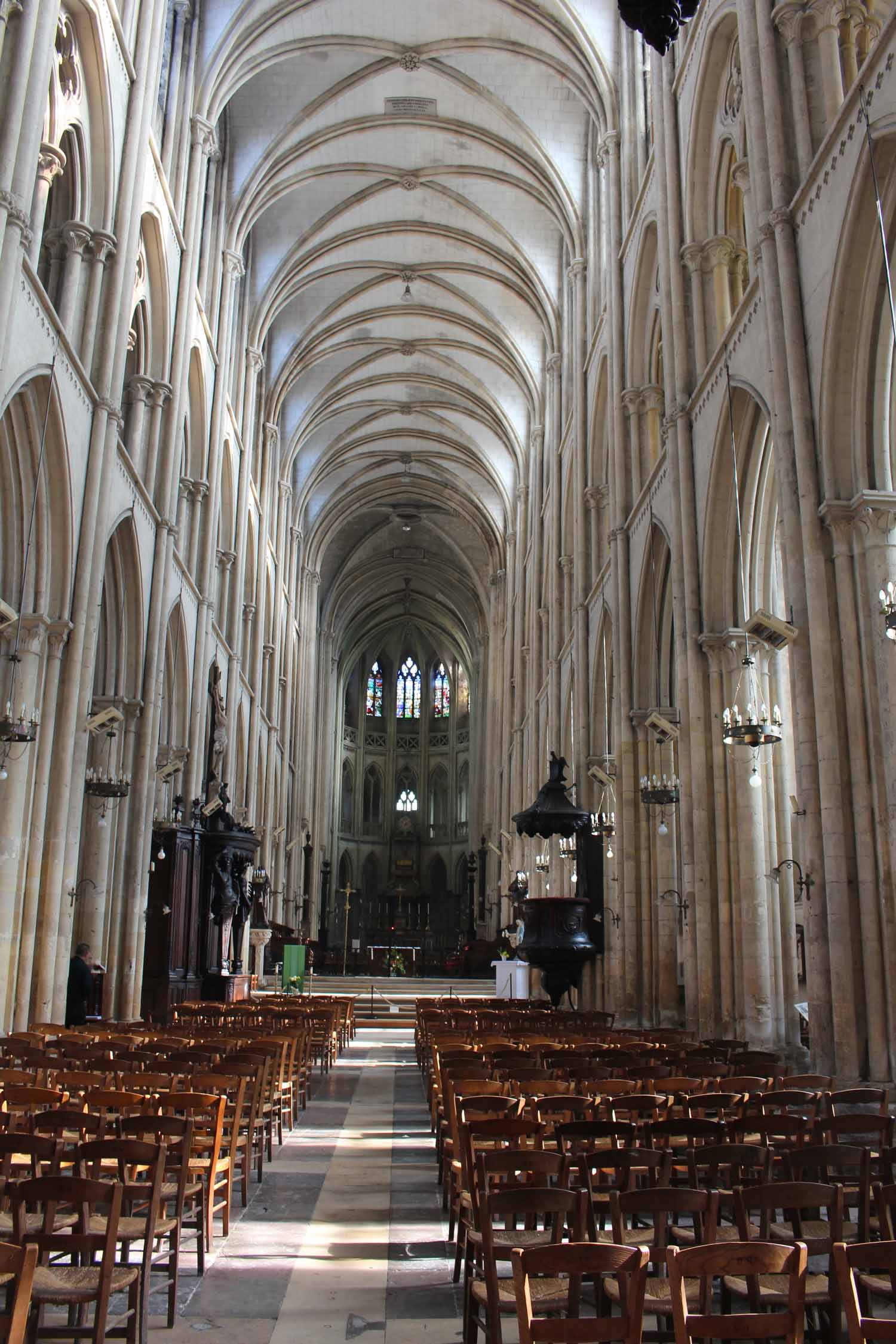 Eu, collégiale Notre-Dame-et-Saint-Laurent, nef