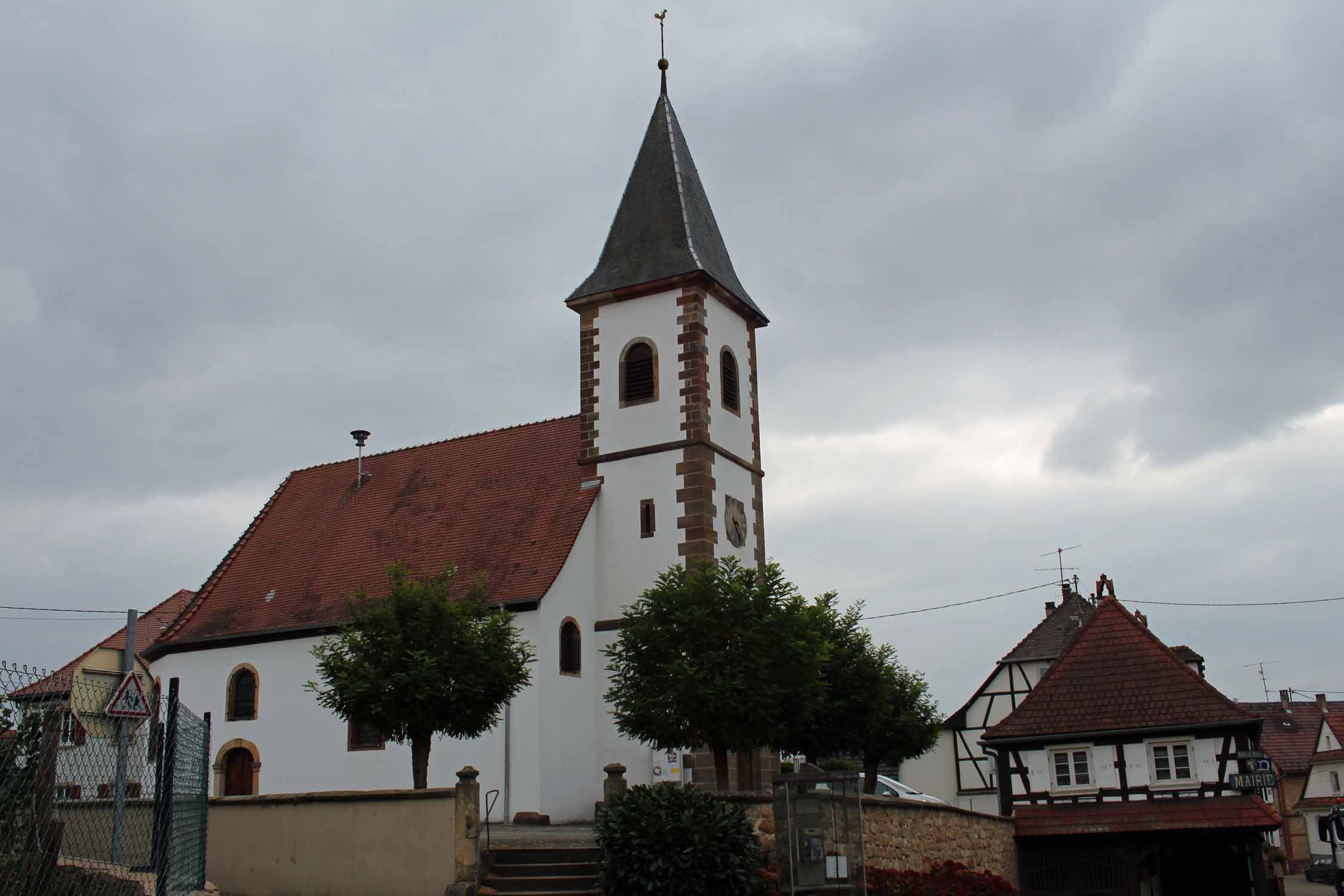 L'église protestante de Hoffen