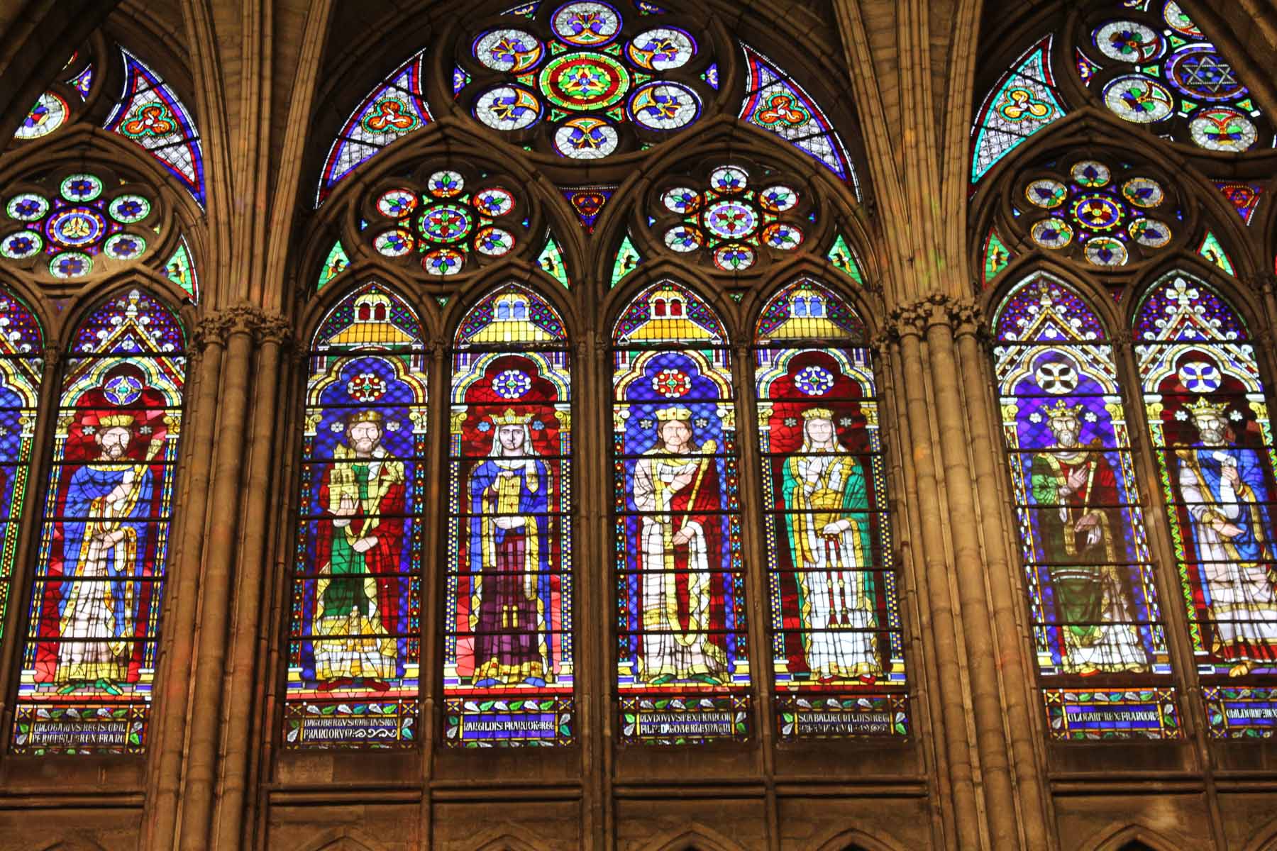 Basilique Saint-Denis, vitraux