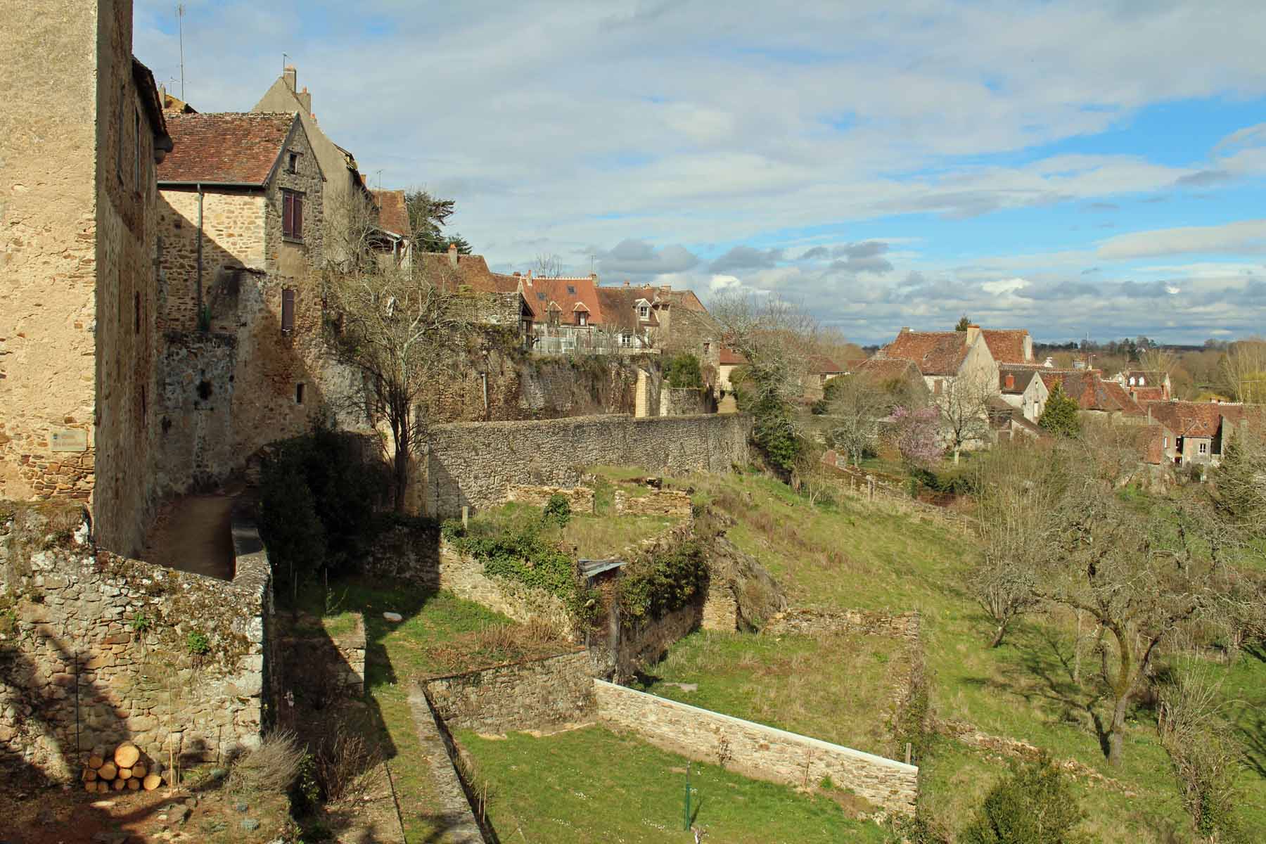 Saint-Benoît-du-Sault, muraille