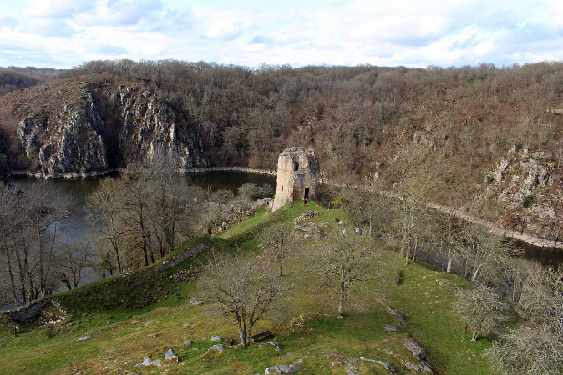 Crozant, ruines