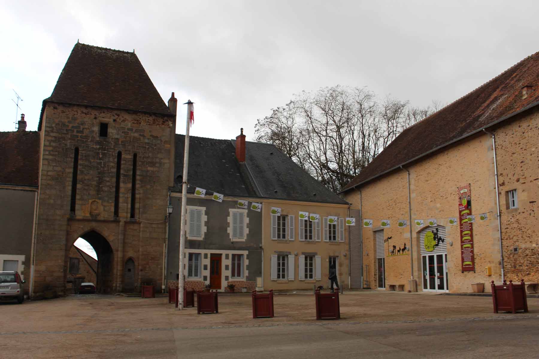 Sainte-Sévère-sur-Indre, Jacques Tati