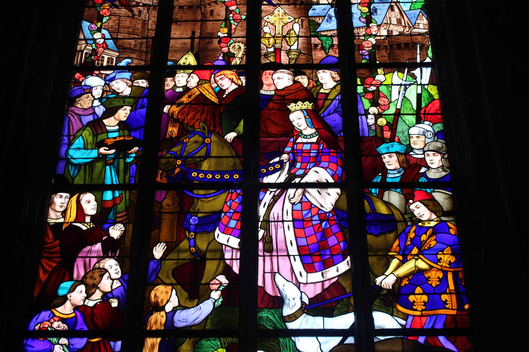 Dinan, église Saint-Malo, vitraux