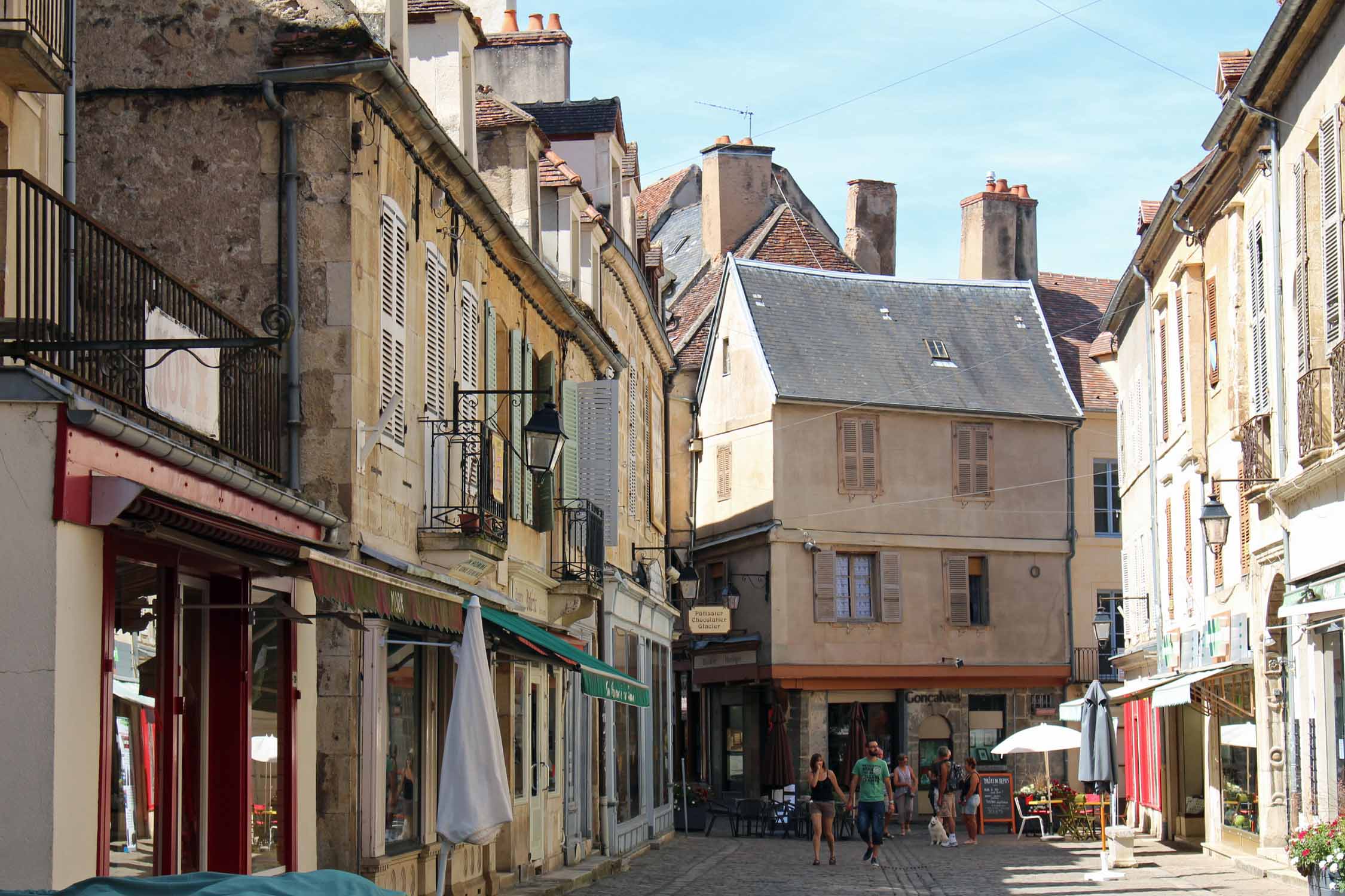 Des maisons médiévales à Semur-en-Auxois