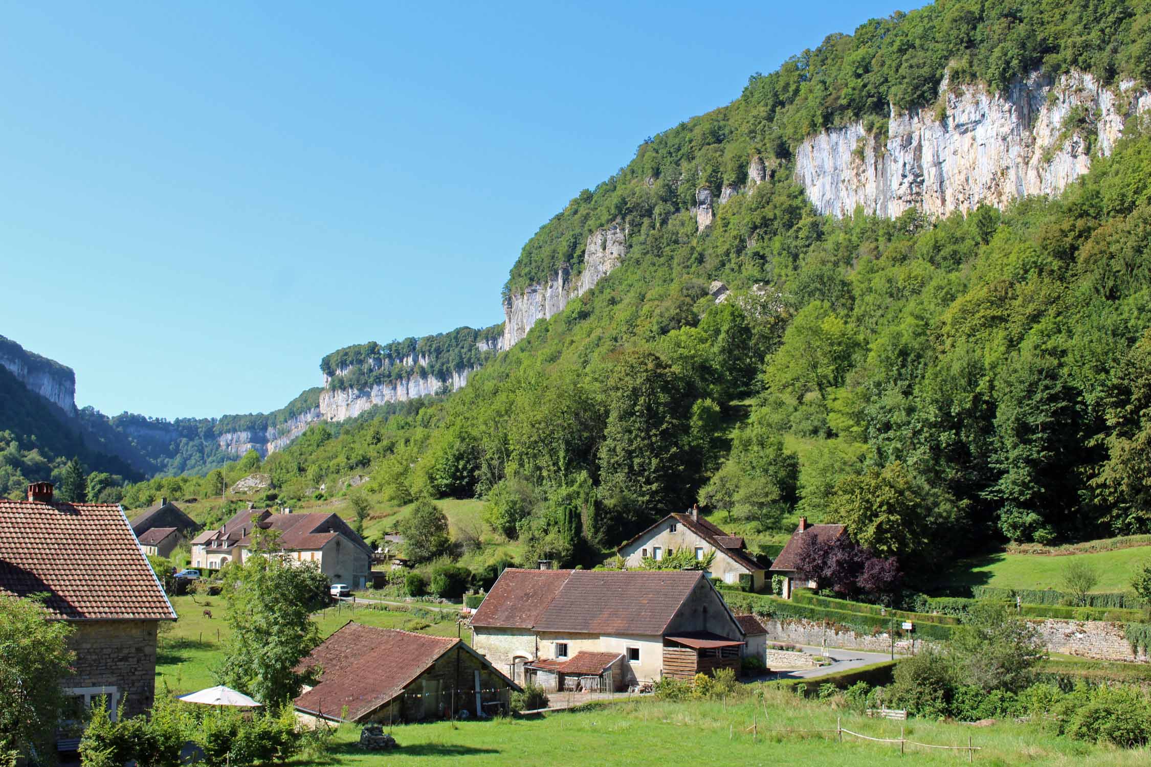 Baume-les-Messieurs, vue