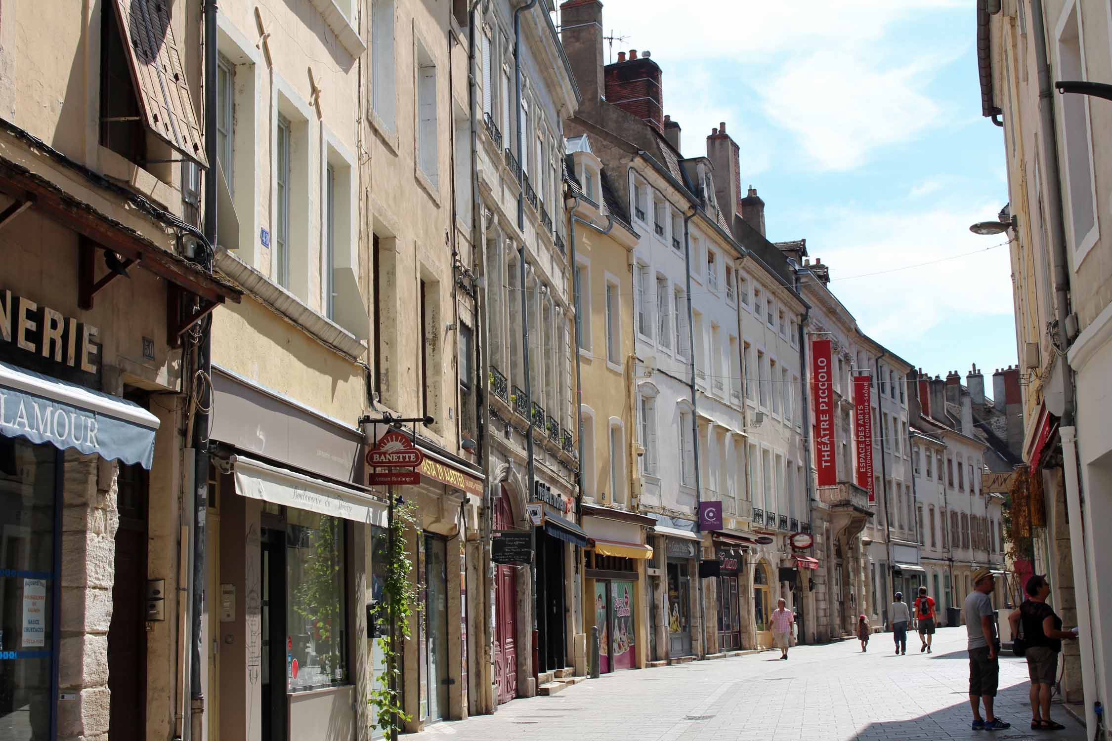 Chalon-sur-Saône, rue typique