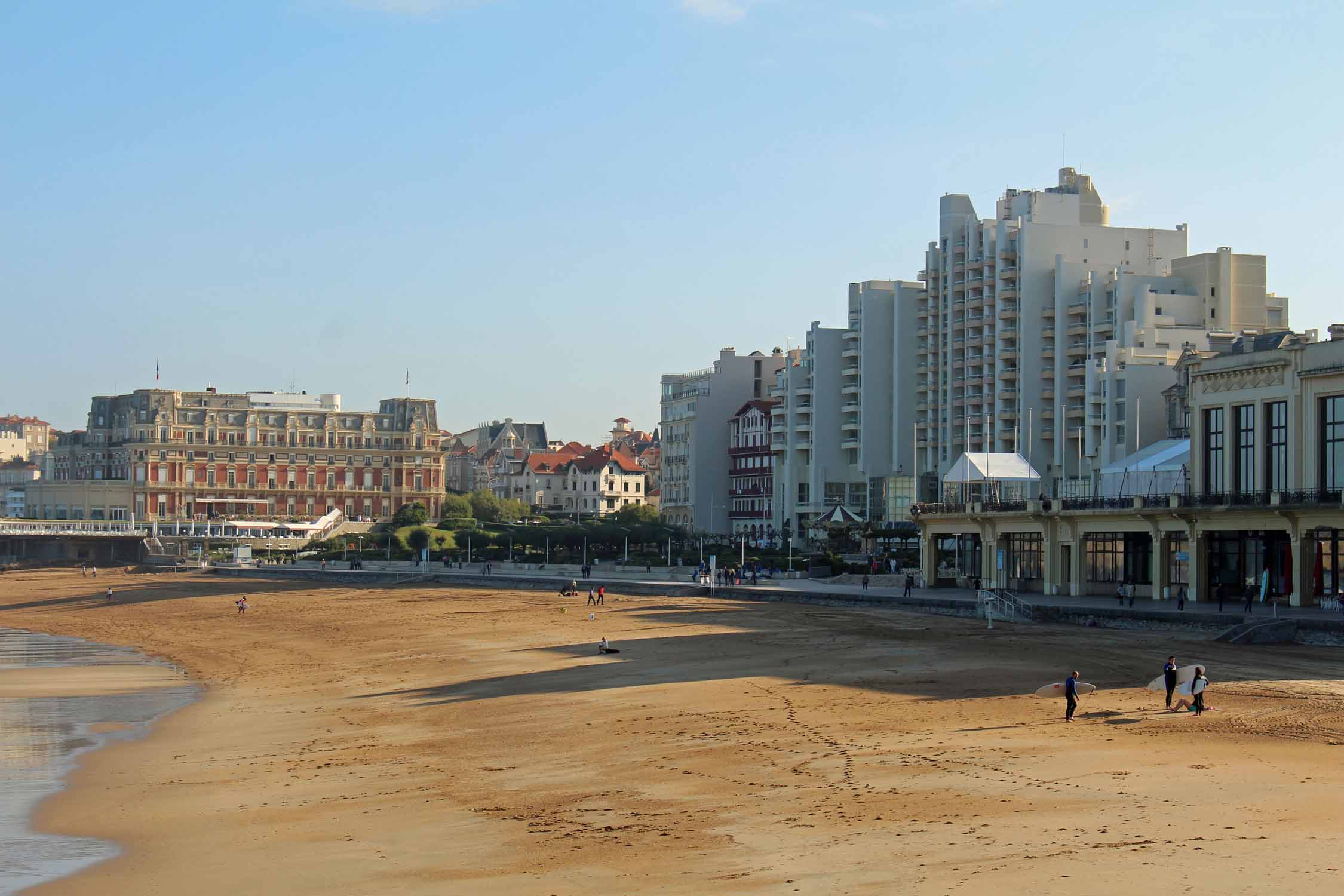 Biarritz, grande plage, casino