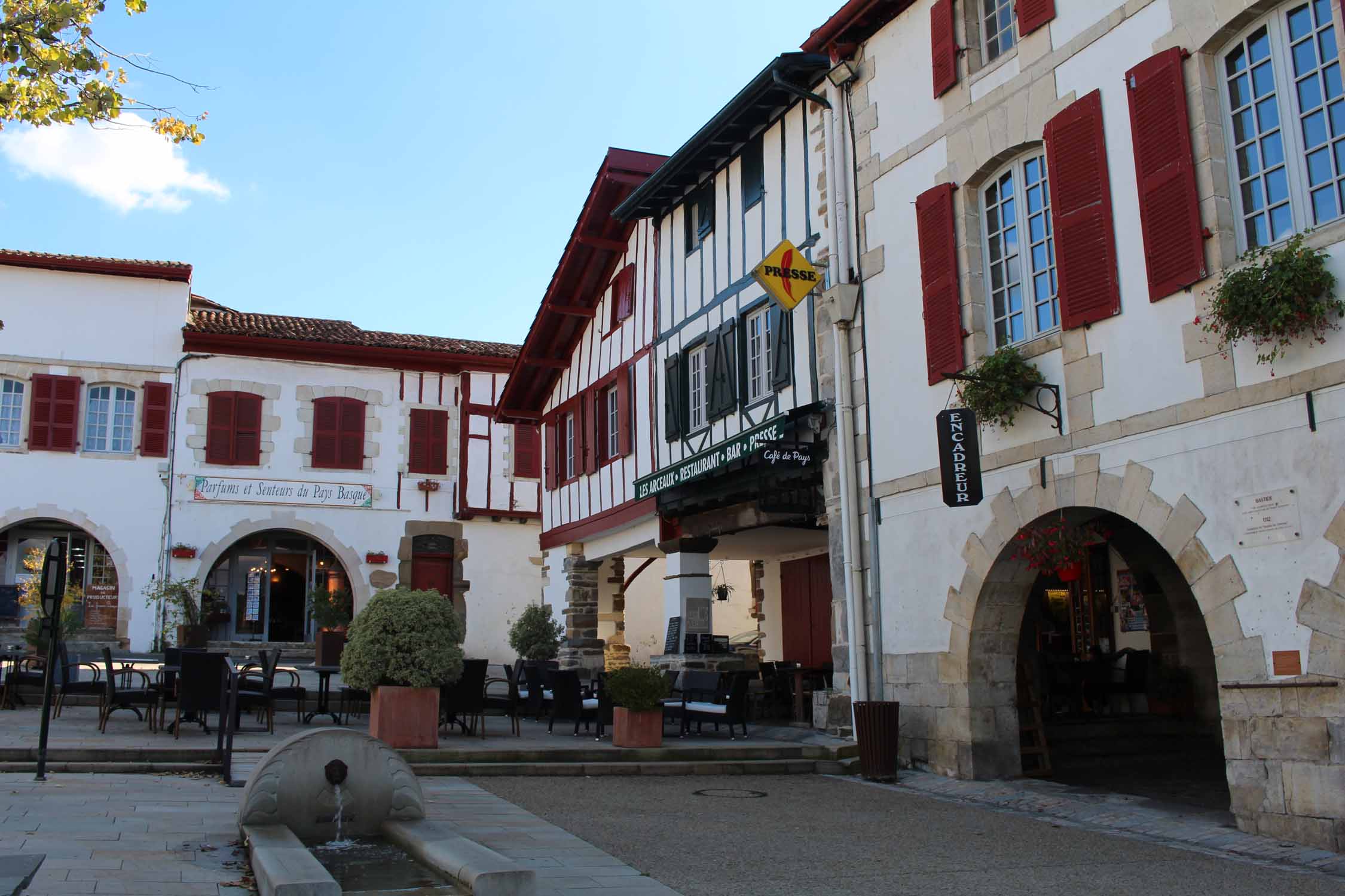 La Bastide Clairence, maisons typiques