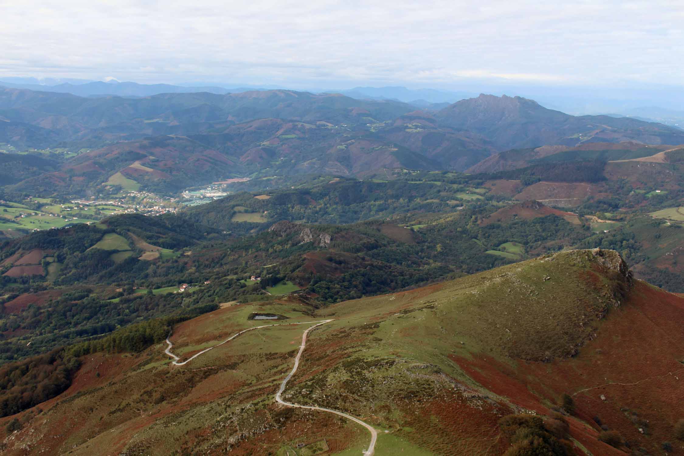 La Rhune, paysage, Pyrénées