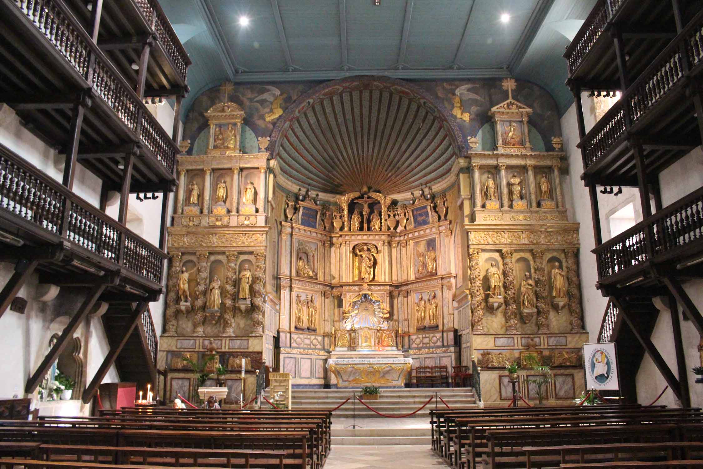 Saint-Pée-sur-Nivelle, église Saint-Pierre, interieur