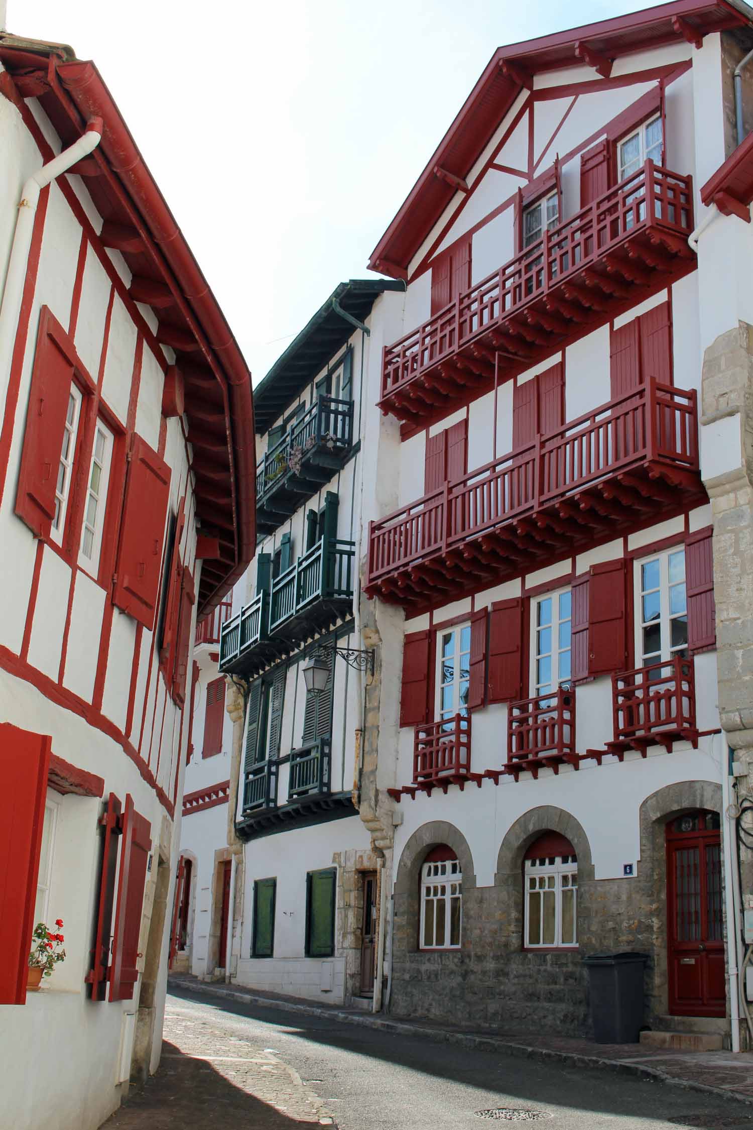 Ciboure, maisons colorées