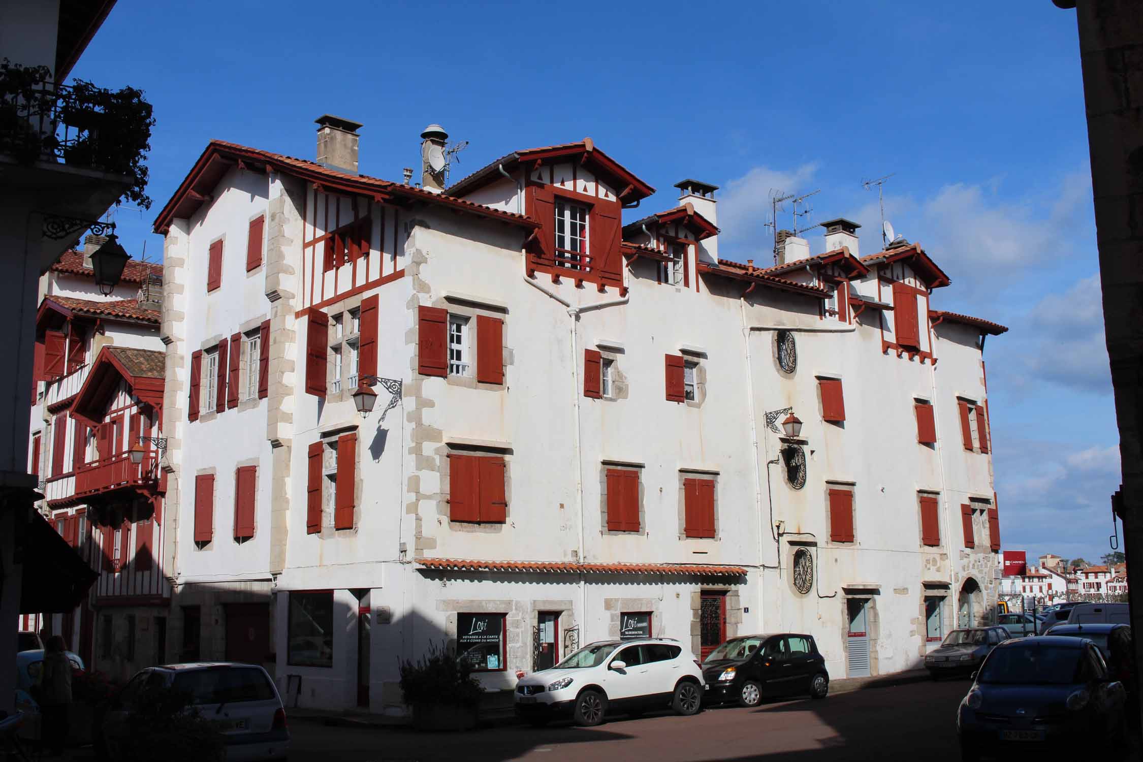 Ciboure, des maisons typiques à Socoa