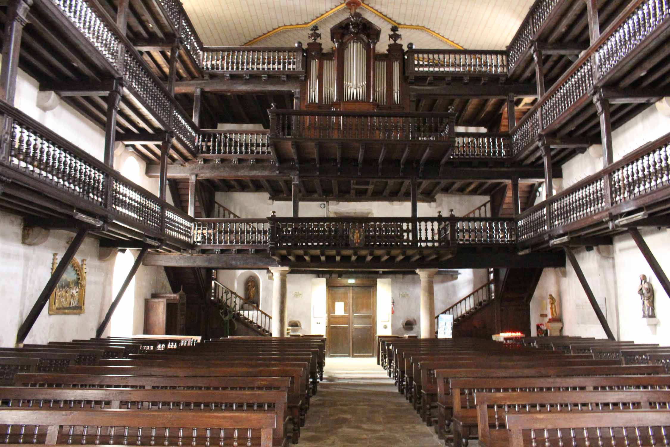 Sare, église Saint-Martin, intérieur