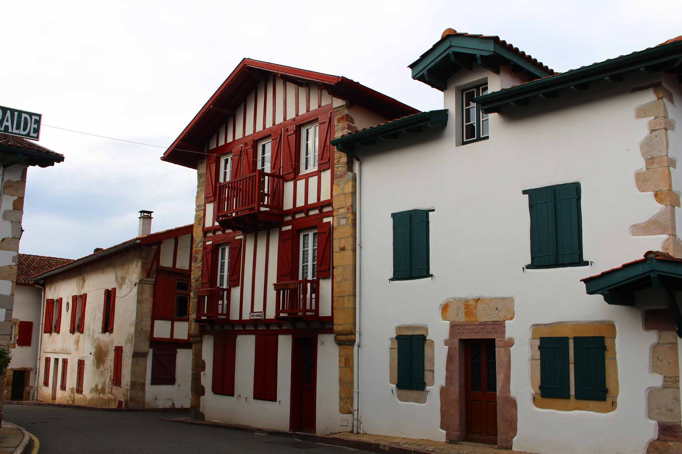Ascain, maisons basques