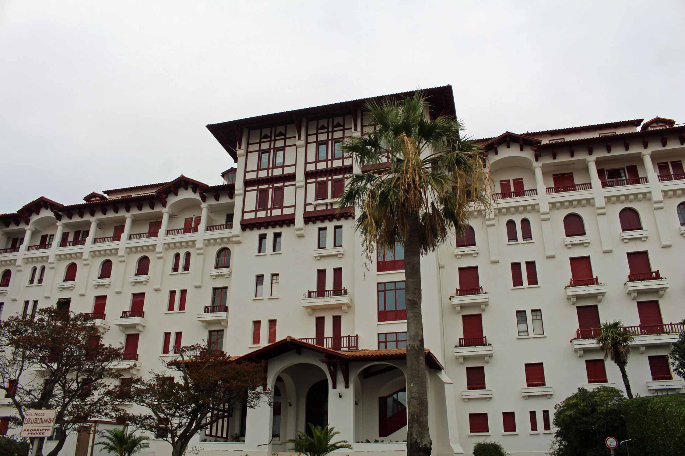Hendaye, ancien Grand Hôtel Eskualduna