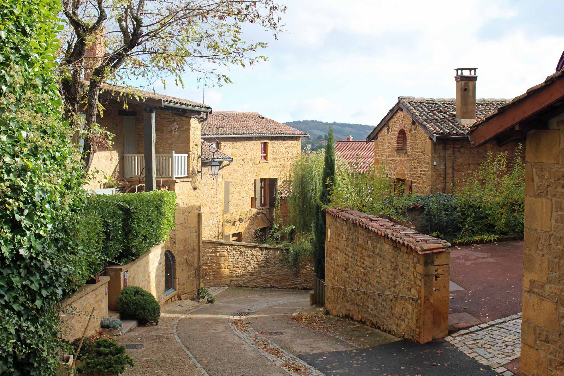 Oingt, Beaujolais, ruelle