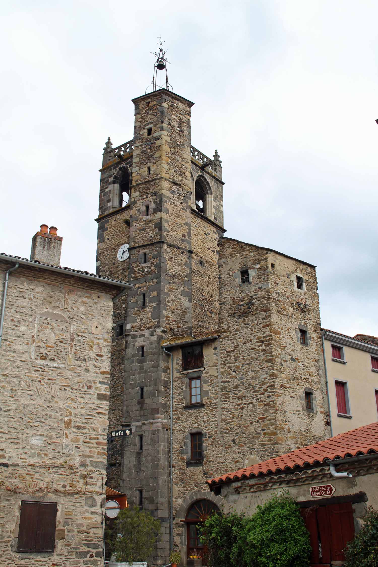 Blesle, Auvergne, clocher Saint-Martin