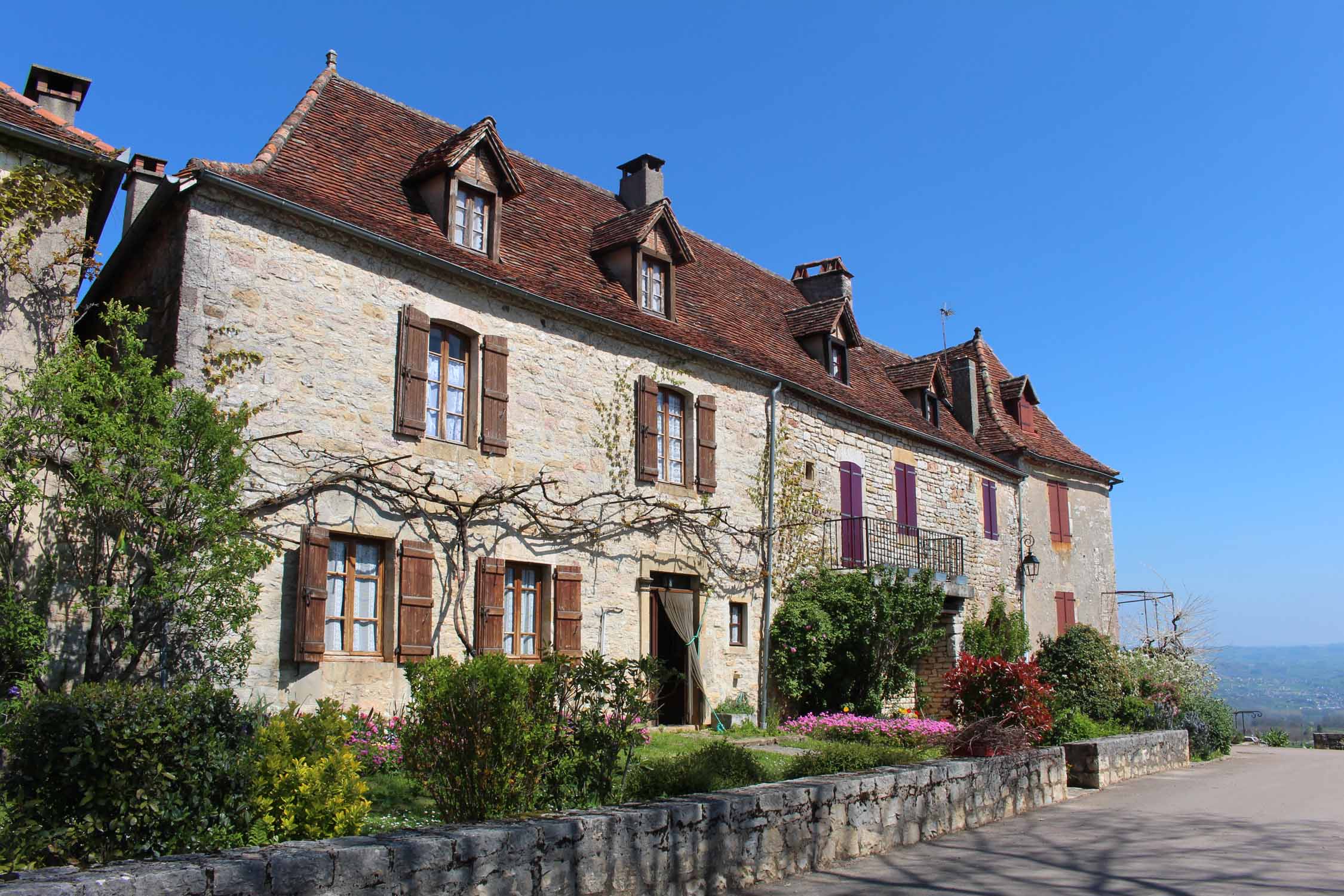 Loubressac, maison en pierre