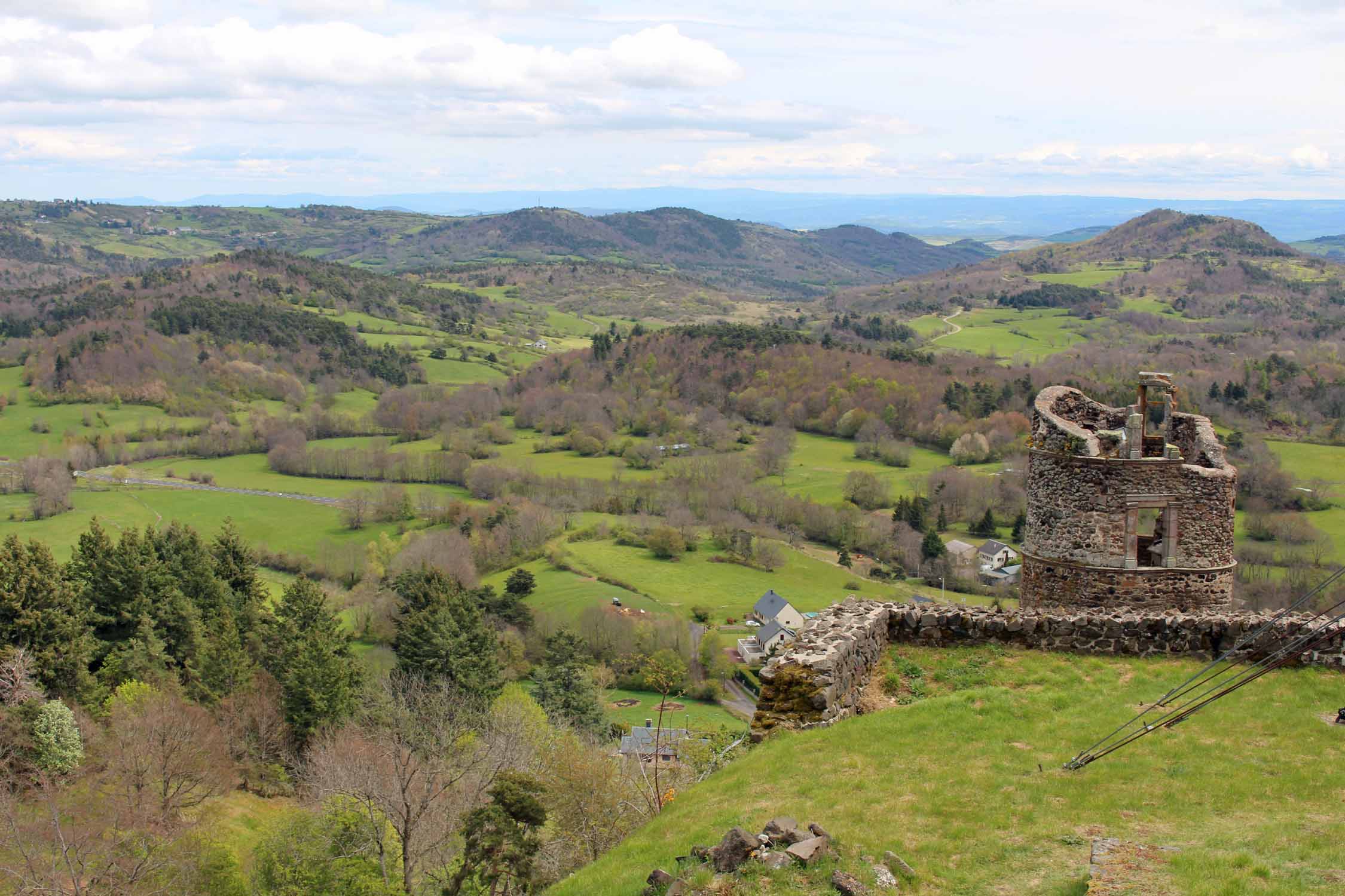 Château de Murol, paysage, Auvergne