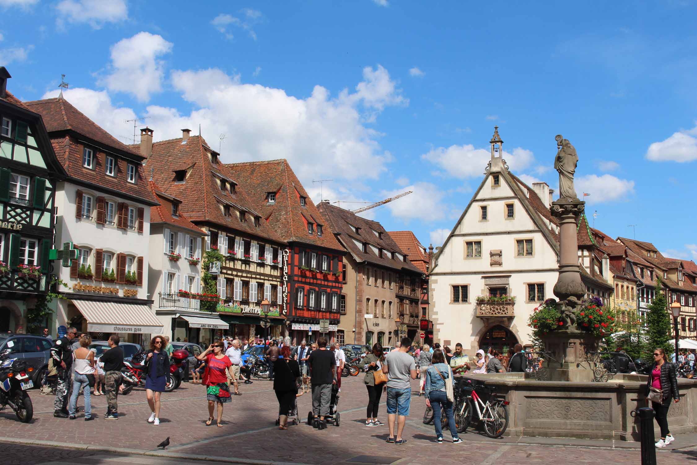 Obernai, place centrale