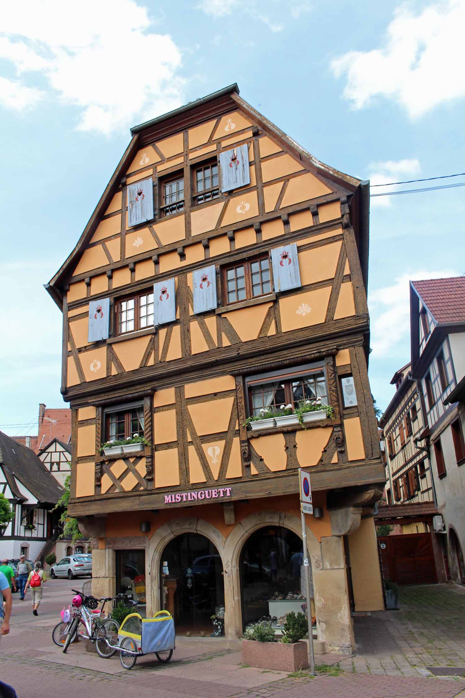 Obernai, Alsace, maison typique