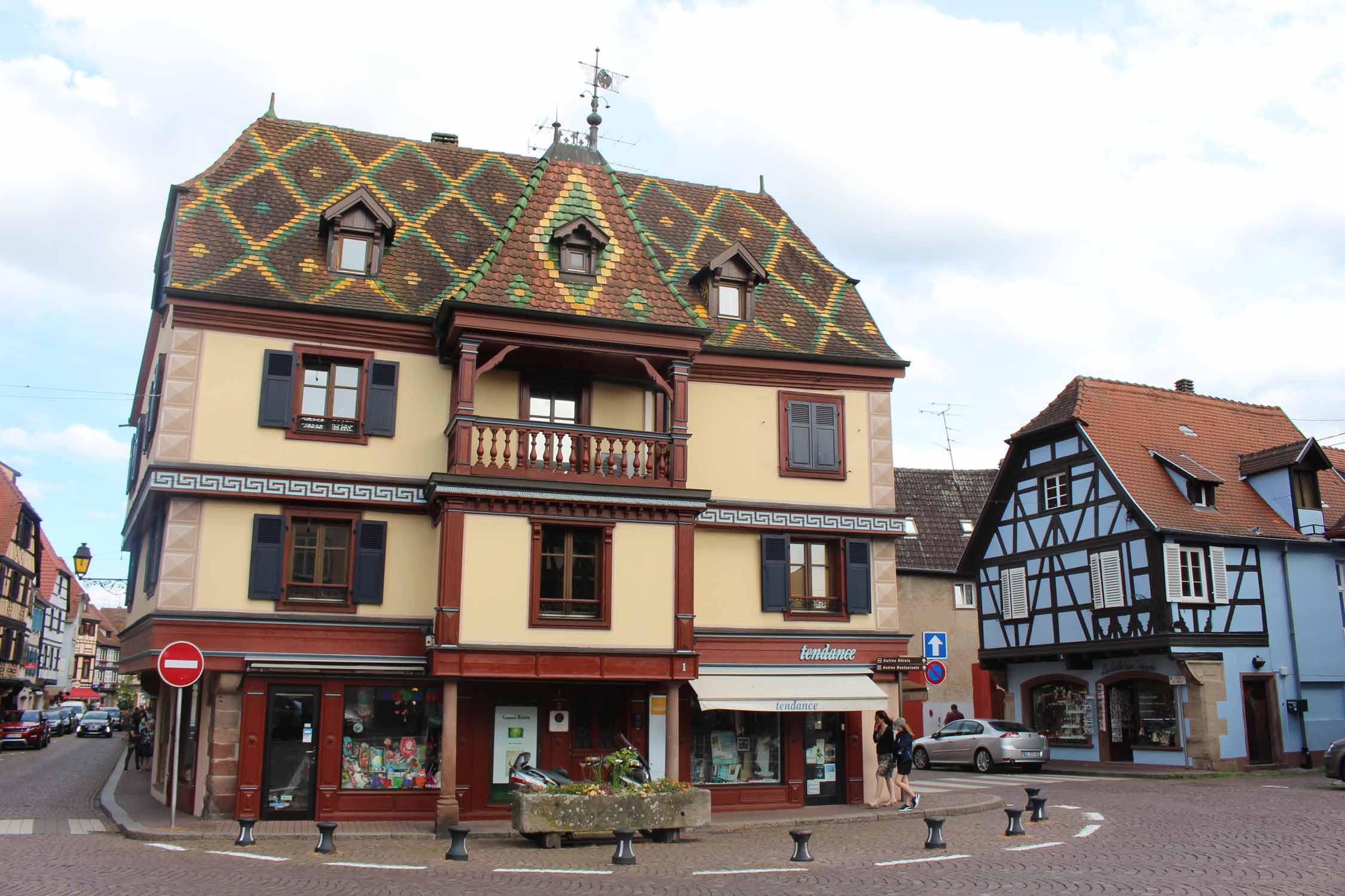 Obernai, Alsace maisons typiques