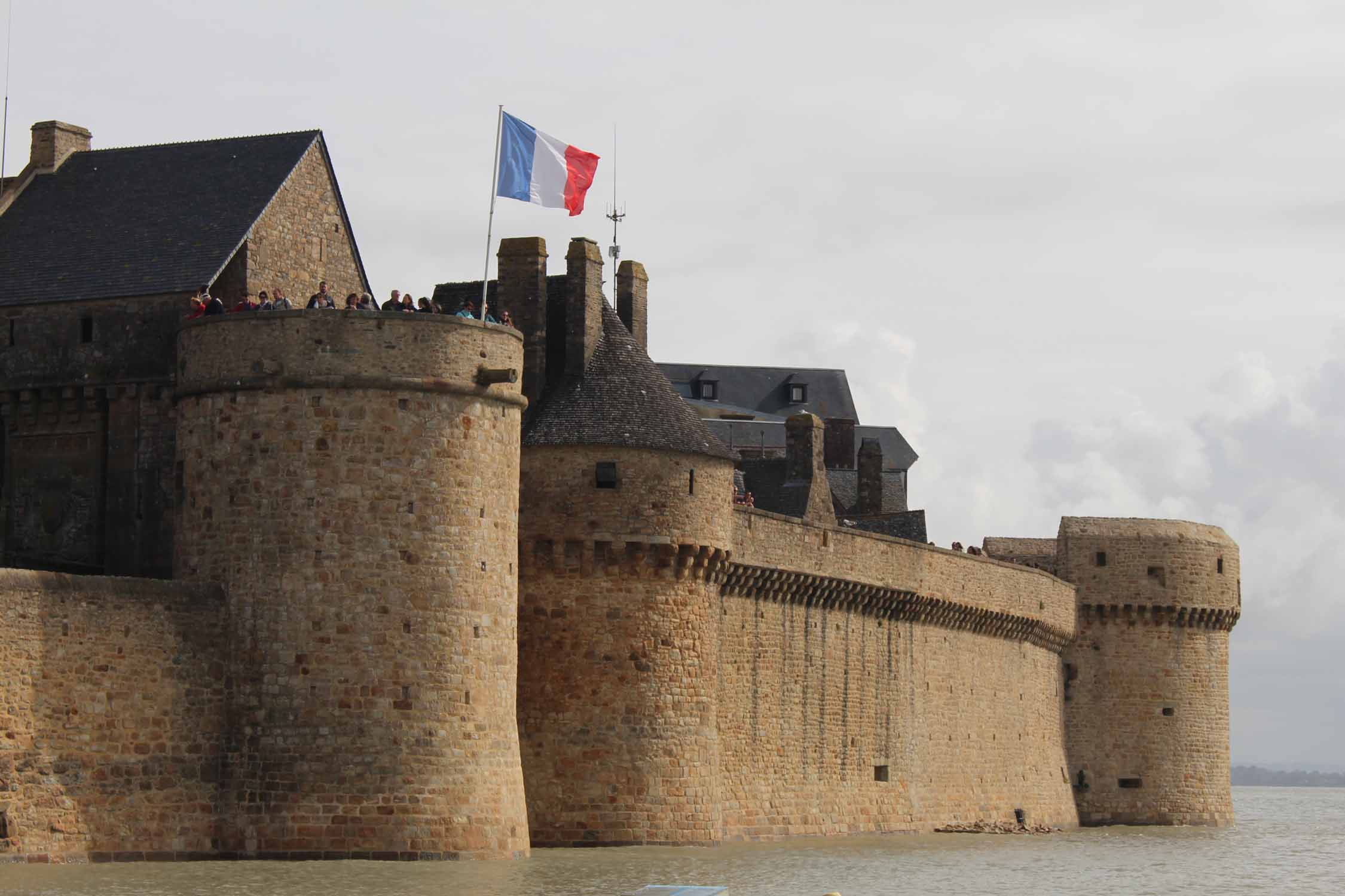 Mont-Saint-Michel, remparts