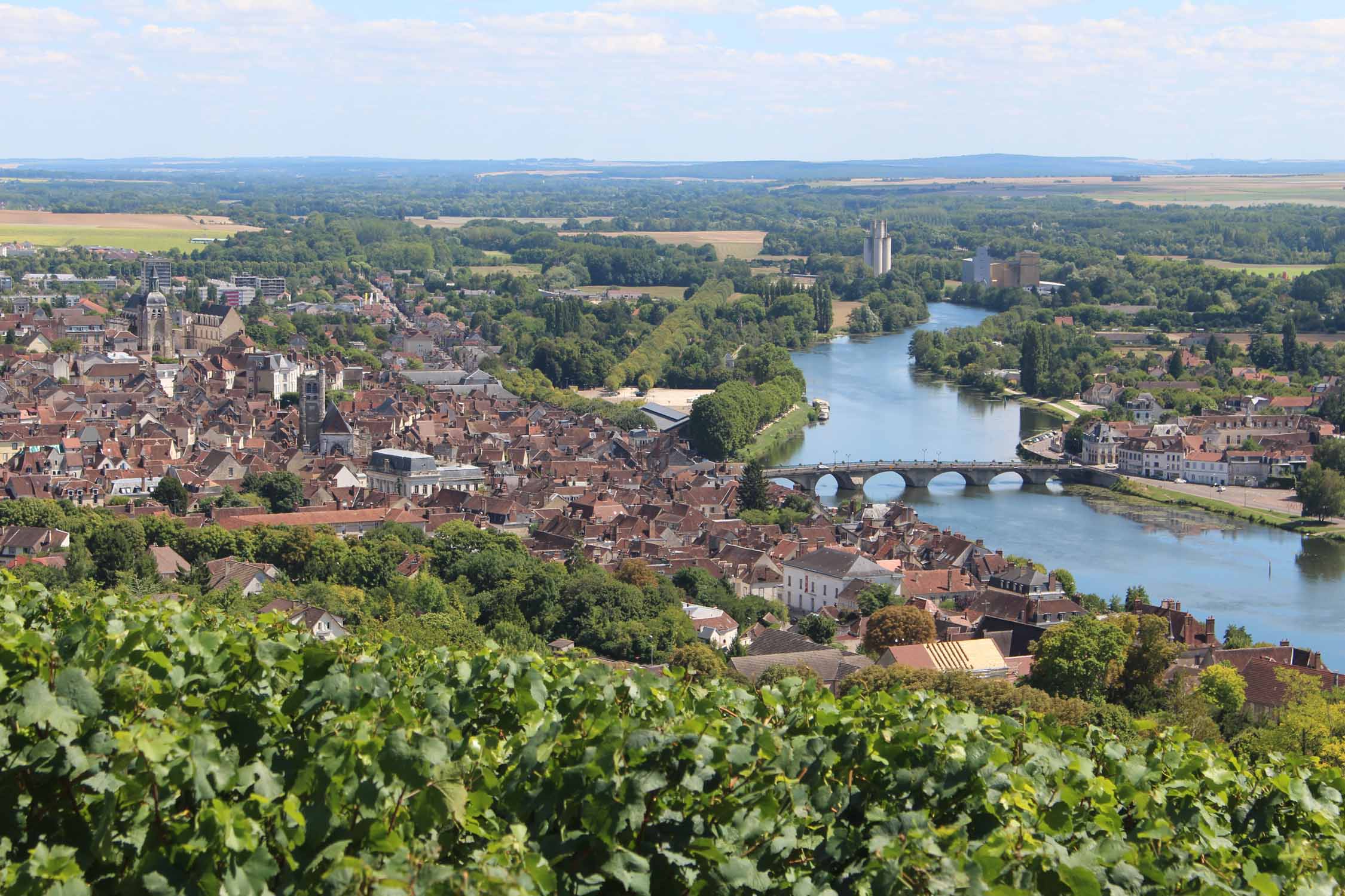 Joigny, paysage