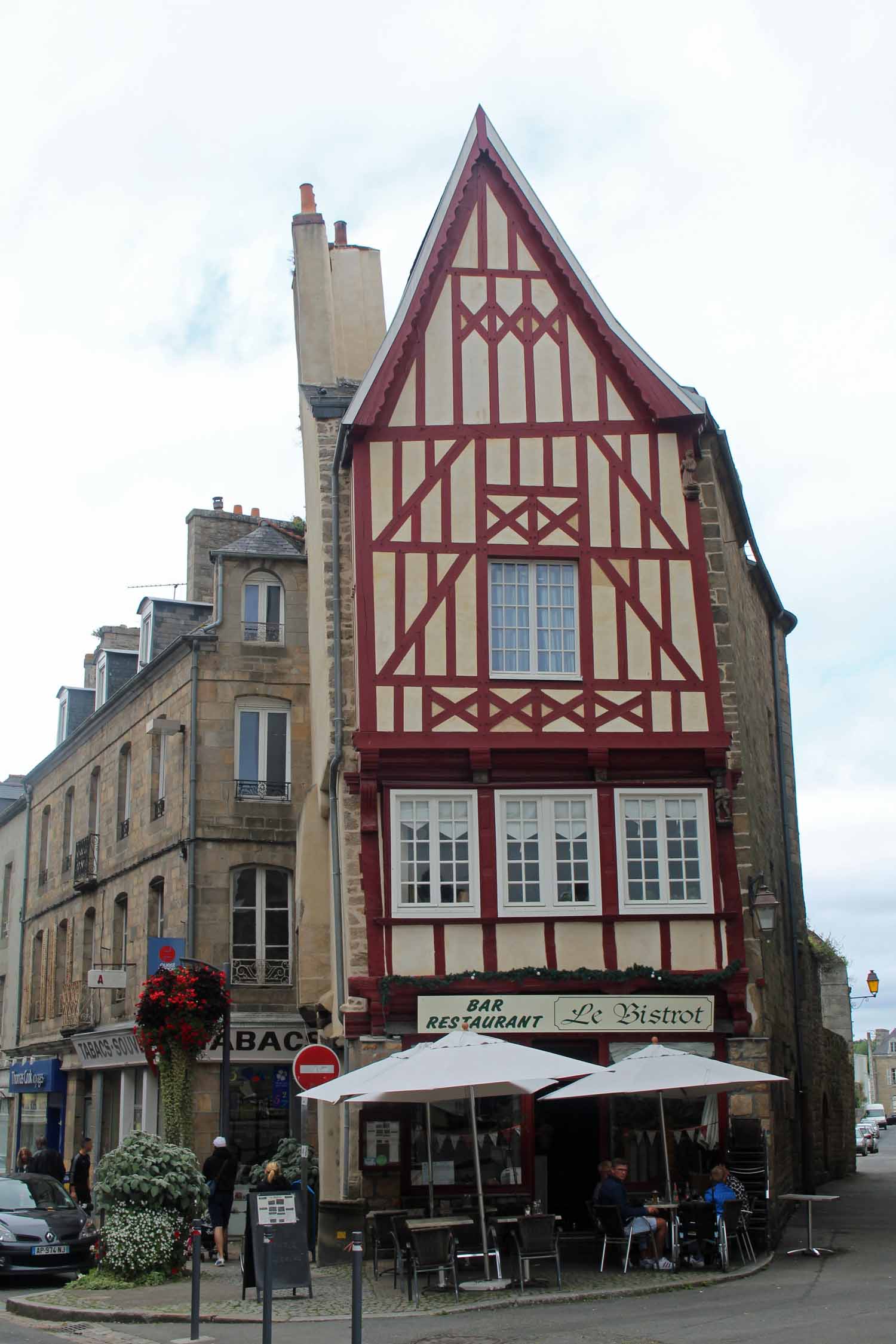 Guingamp, Bretagne, maison typique