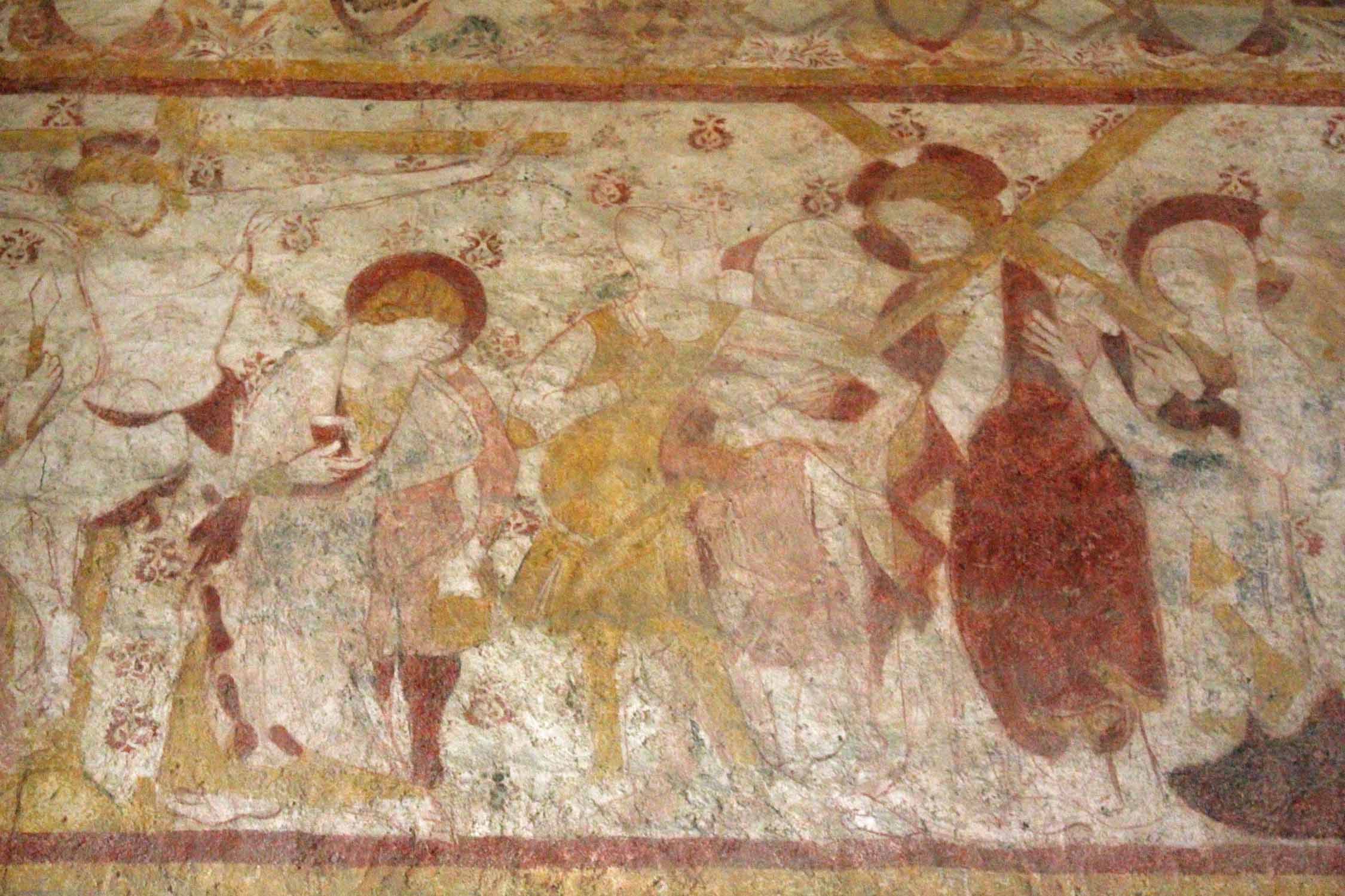 Lavardin, église Saint-Genest, fresques