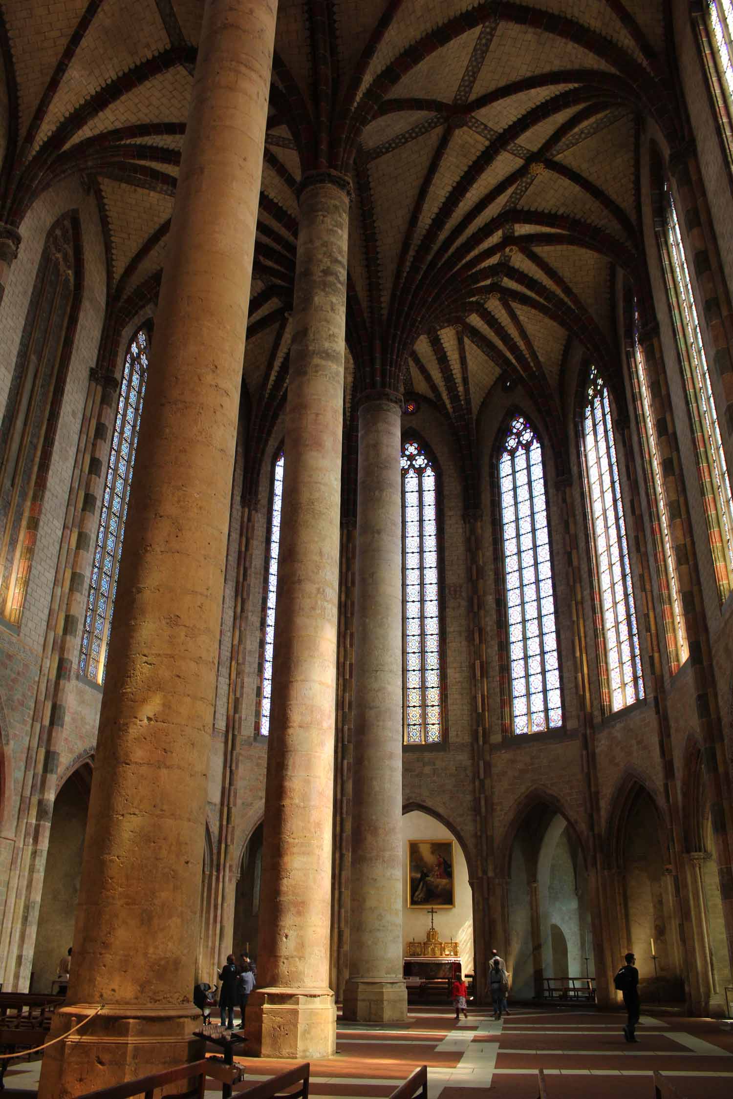 Toulouse,  couvent des Jacobins, intérieur