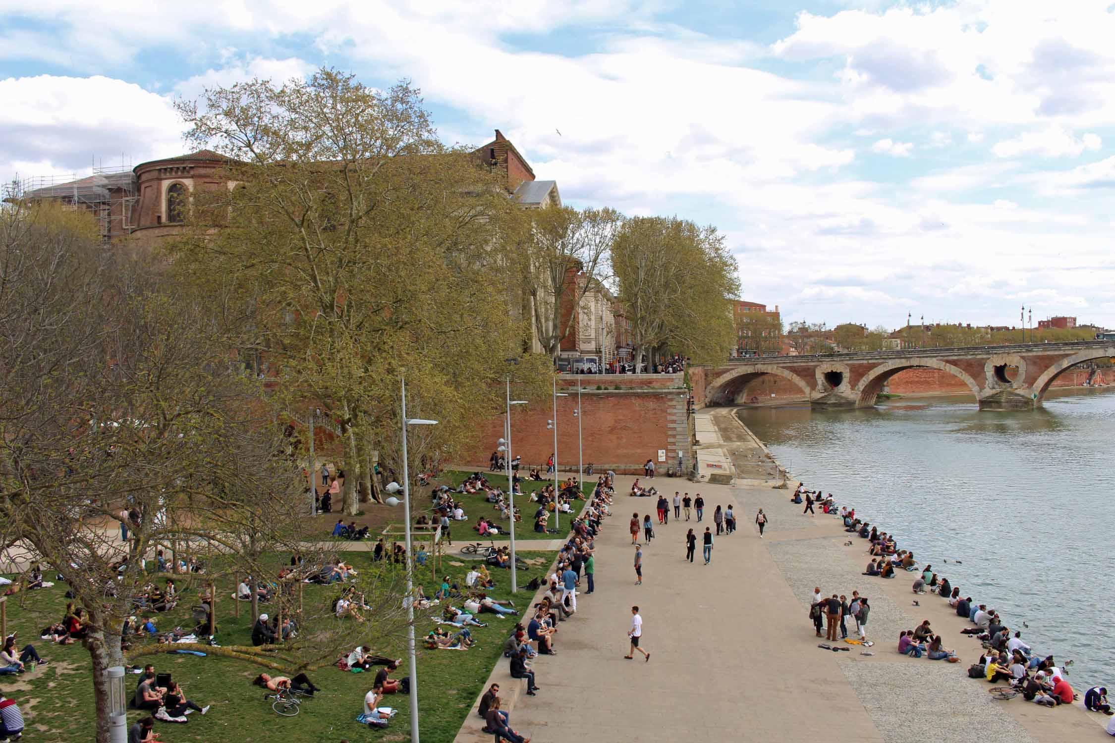 Toulouse,  quai de la Garonne