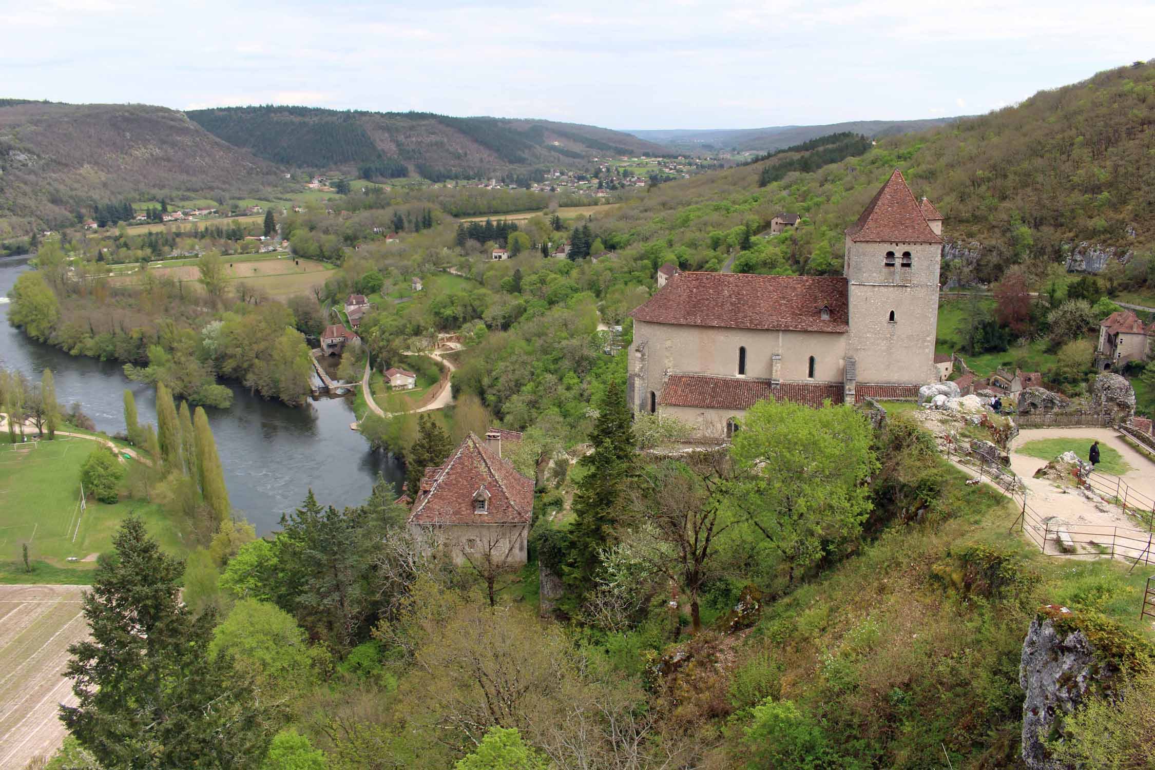 Saint-Cirq-Lapopie, paysage