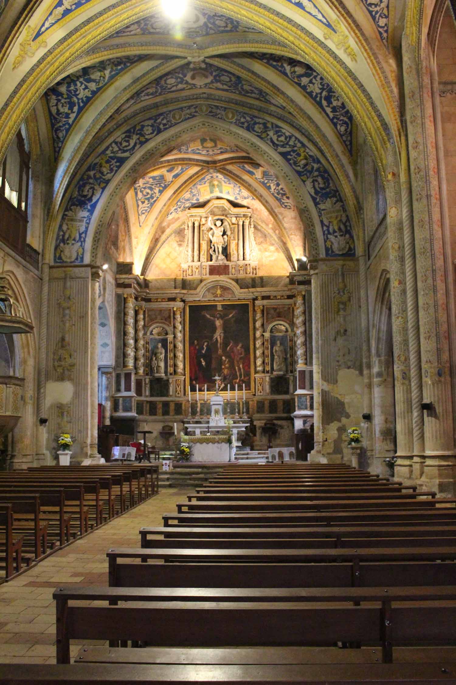 Cordes-sur-Ciel, église Saint-Michel, intérieur