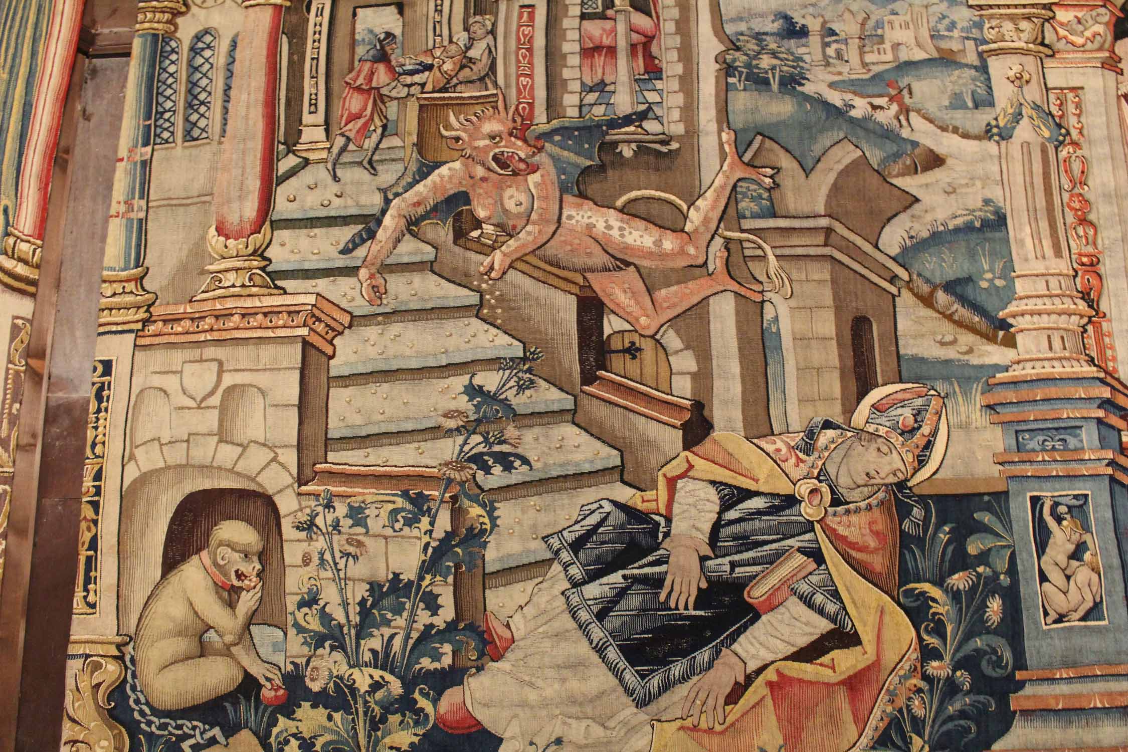 Collégiale Saint-Martin de Montpezat-de-Quercy, tapisserie