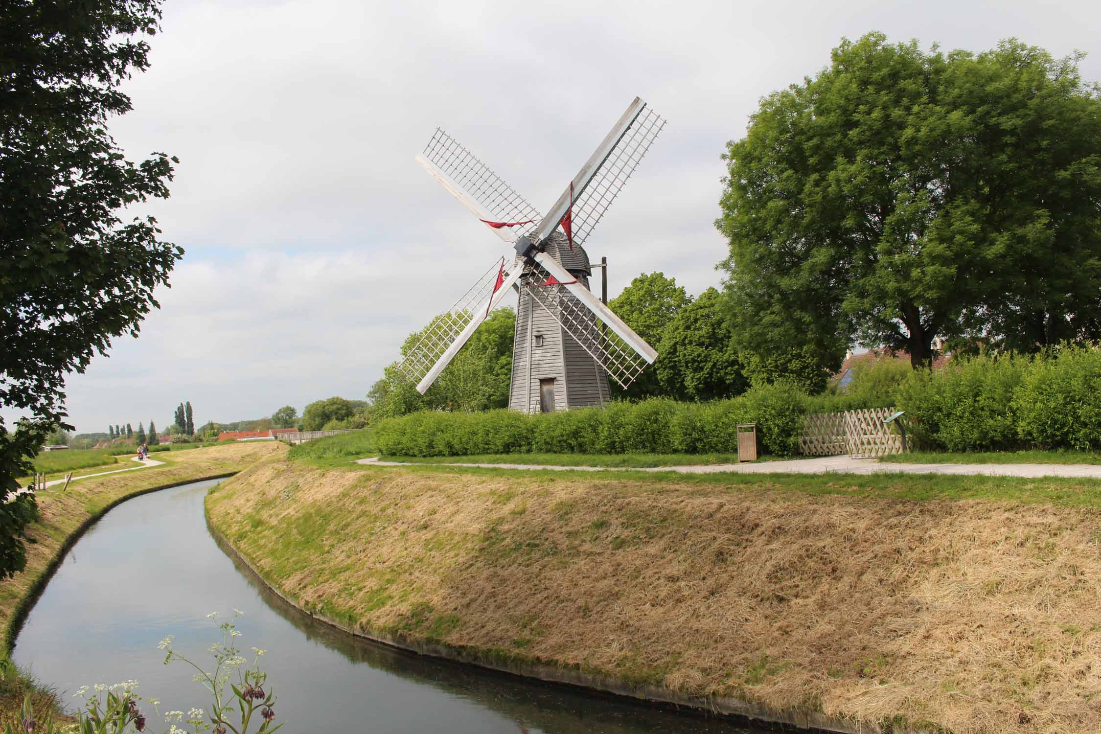 Marais de Saint-Omer, moulin de l'Aile